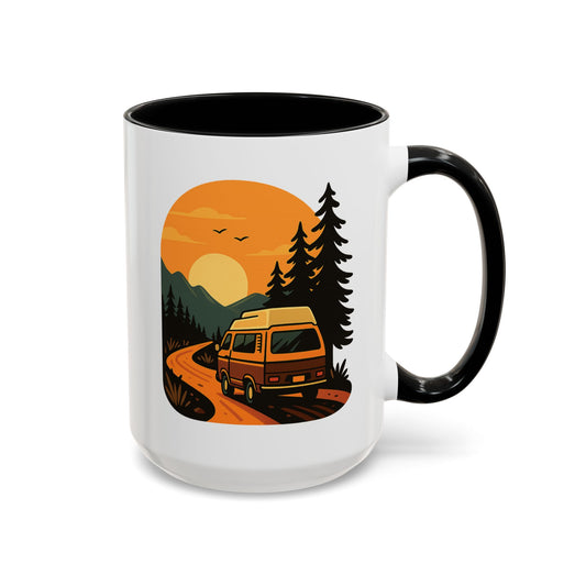 Sunset Road Trip Van Mug