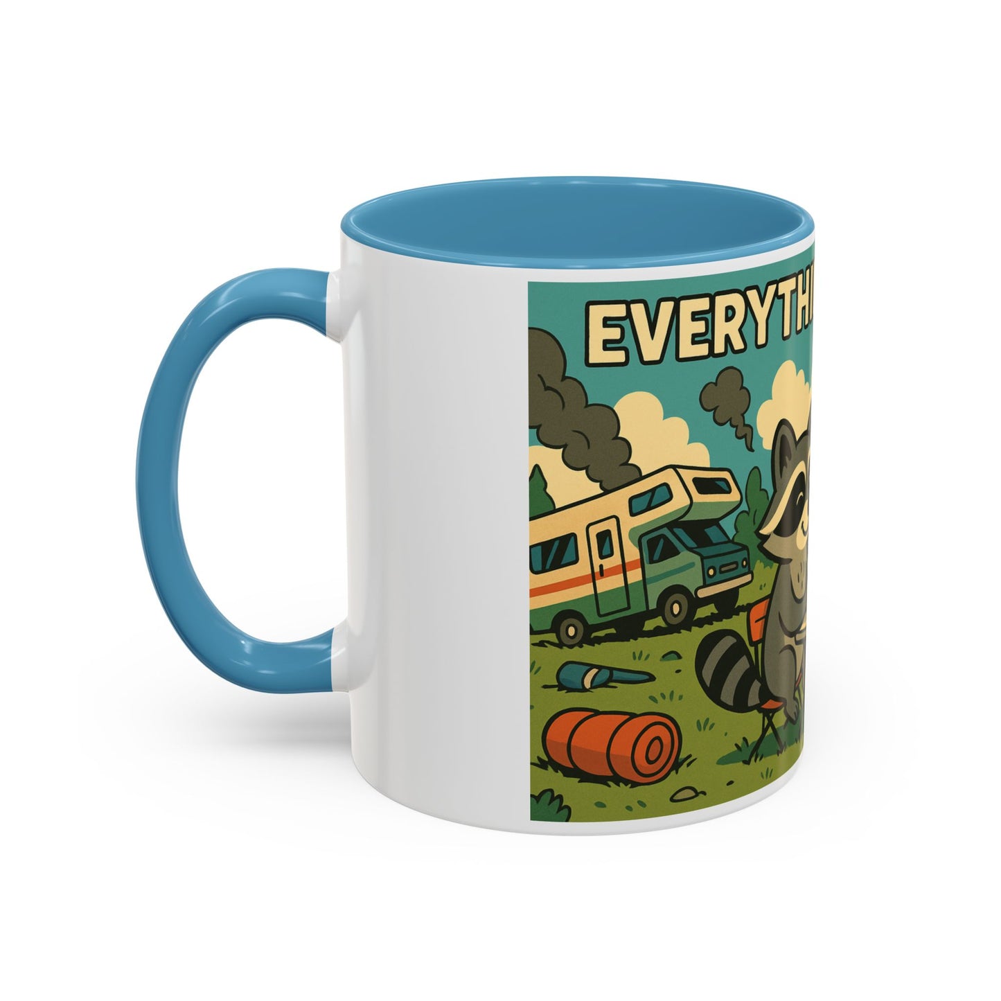 Everything Is Fine… | Chaos Raccoon RV Life Mug