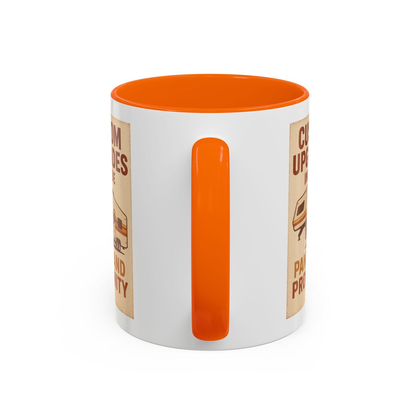 Custom Upgrades Include Panic and Profanity Mug – Funny Fifth Wheel Trailer Gift for RVers and DIY Daredevils