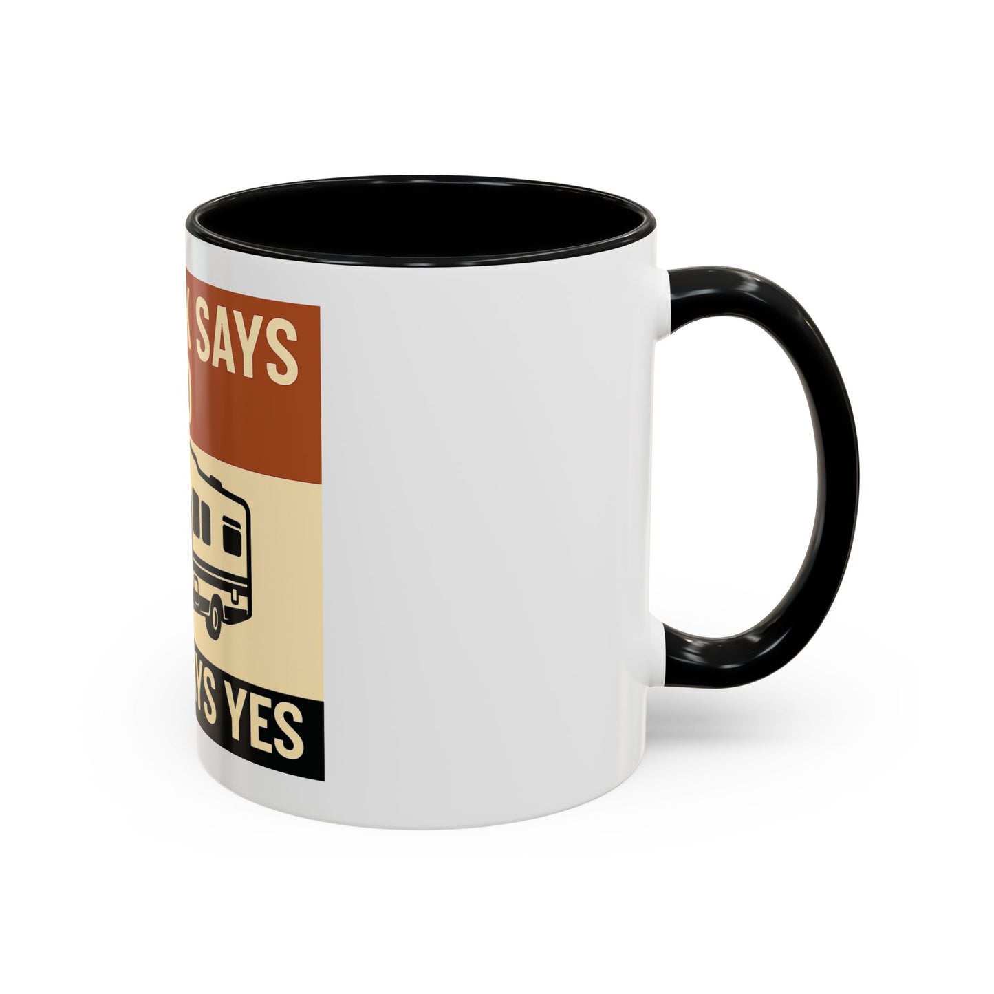 Gas Tank Says No, Spirit Says Yes Mug – RV Life Fuel Crisis Humor for Road Warriors & Budget Nomads