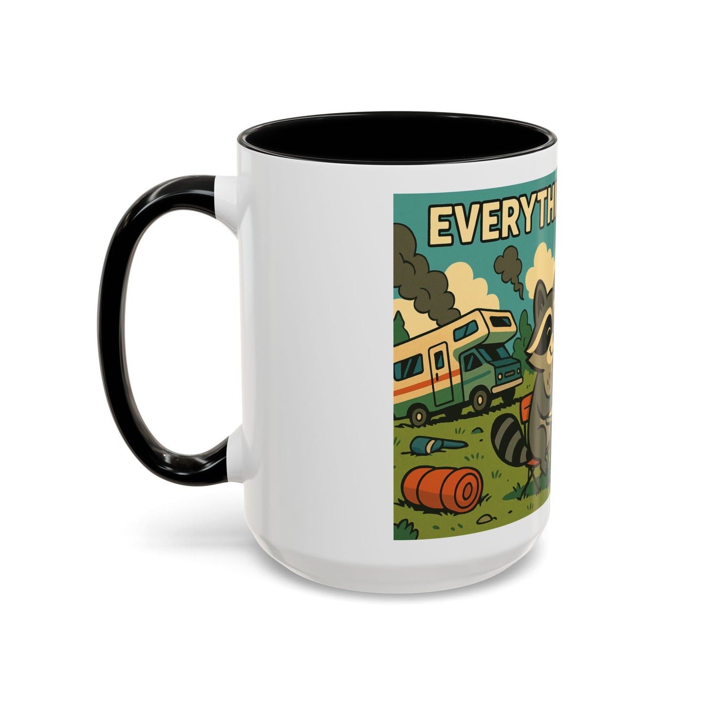 Everything Is Fine… | Chaos Raccoon RV Life Mug