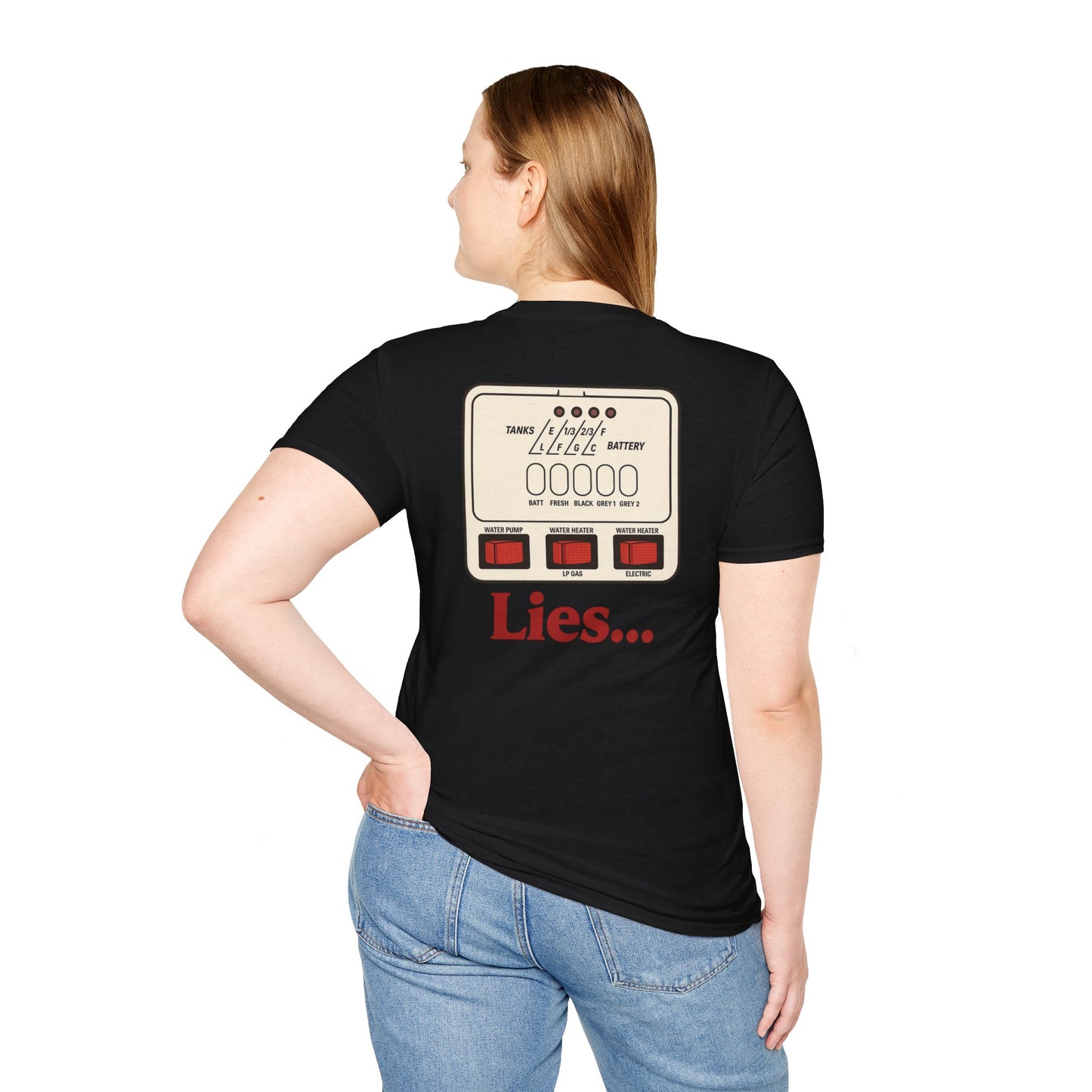 Lies – RV Tank Monitor Tee
