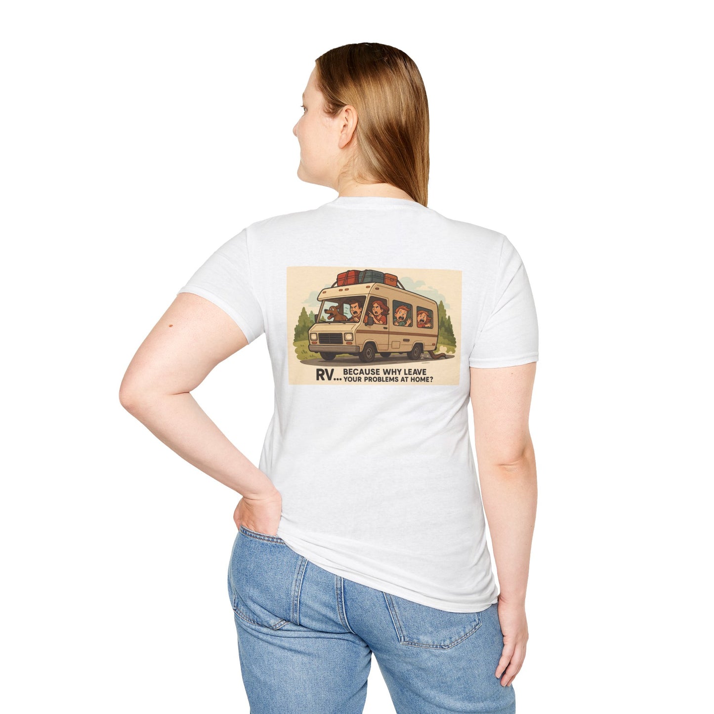Why Leave Your Problems At Home? – Family Chaos Mobile Unit Tee