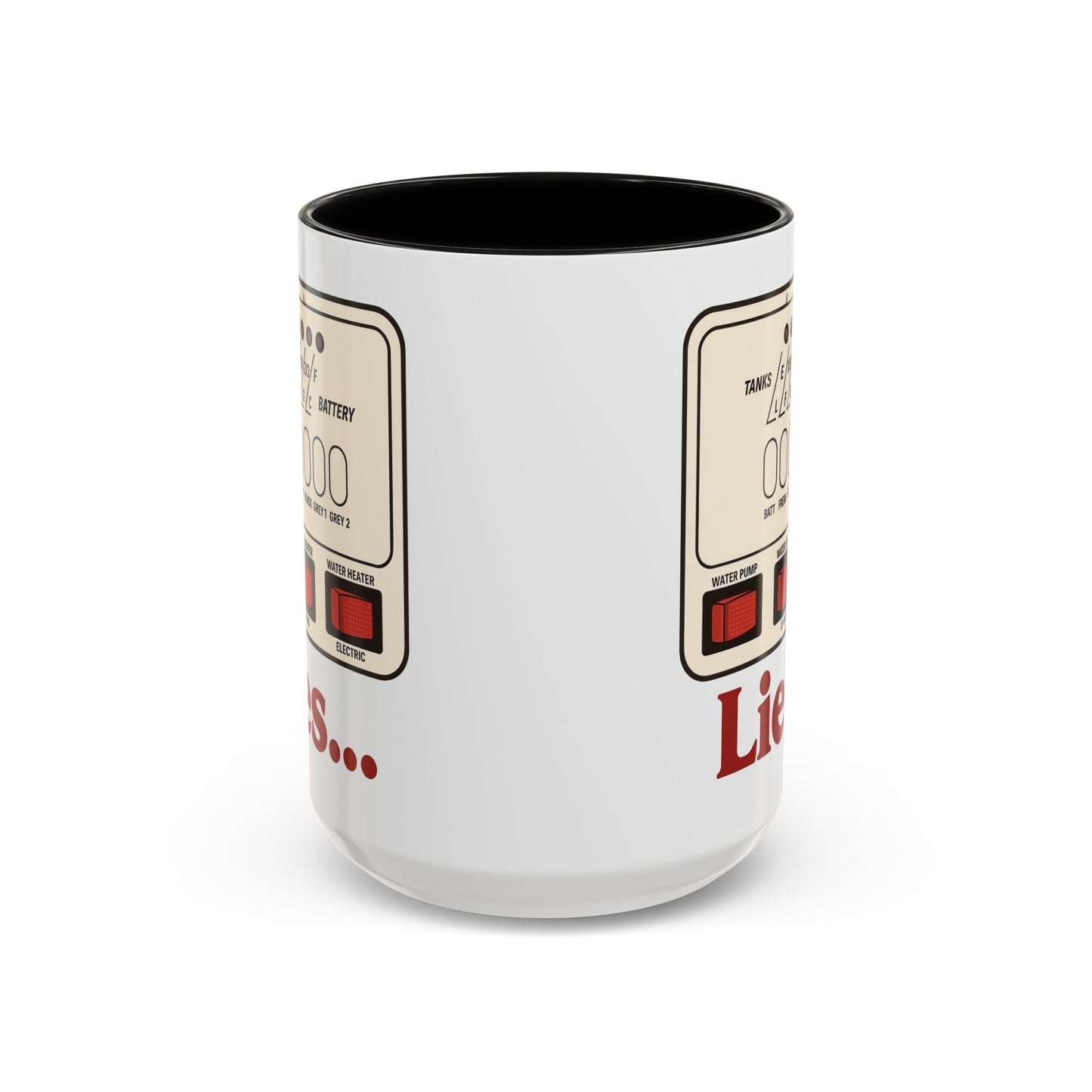 RV Control Panel "Lies..." Coffee Mug