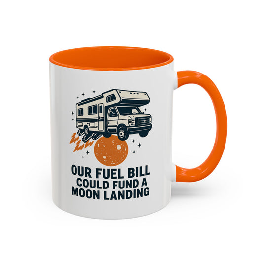 Our Fuel Bill Could Fund a Moon Landing Coffee Mug