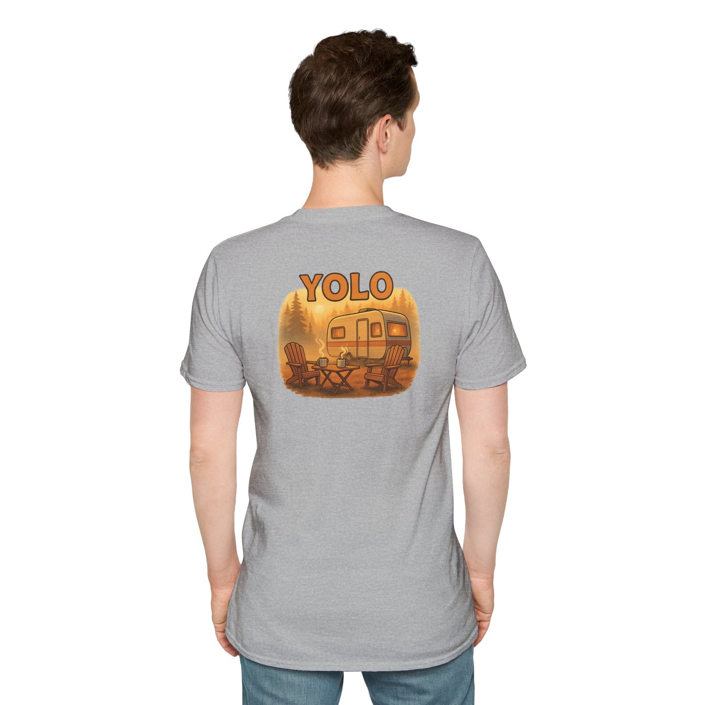 YOLO – The “You Only Lounge Once” Travel Trailer Camping Tee