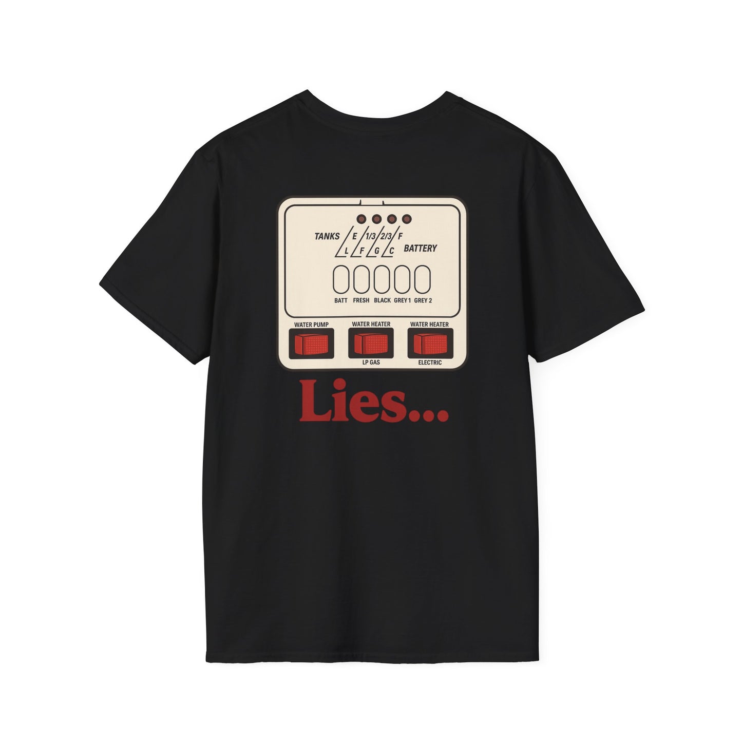 Lies – RV Tank Monitor Tee