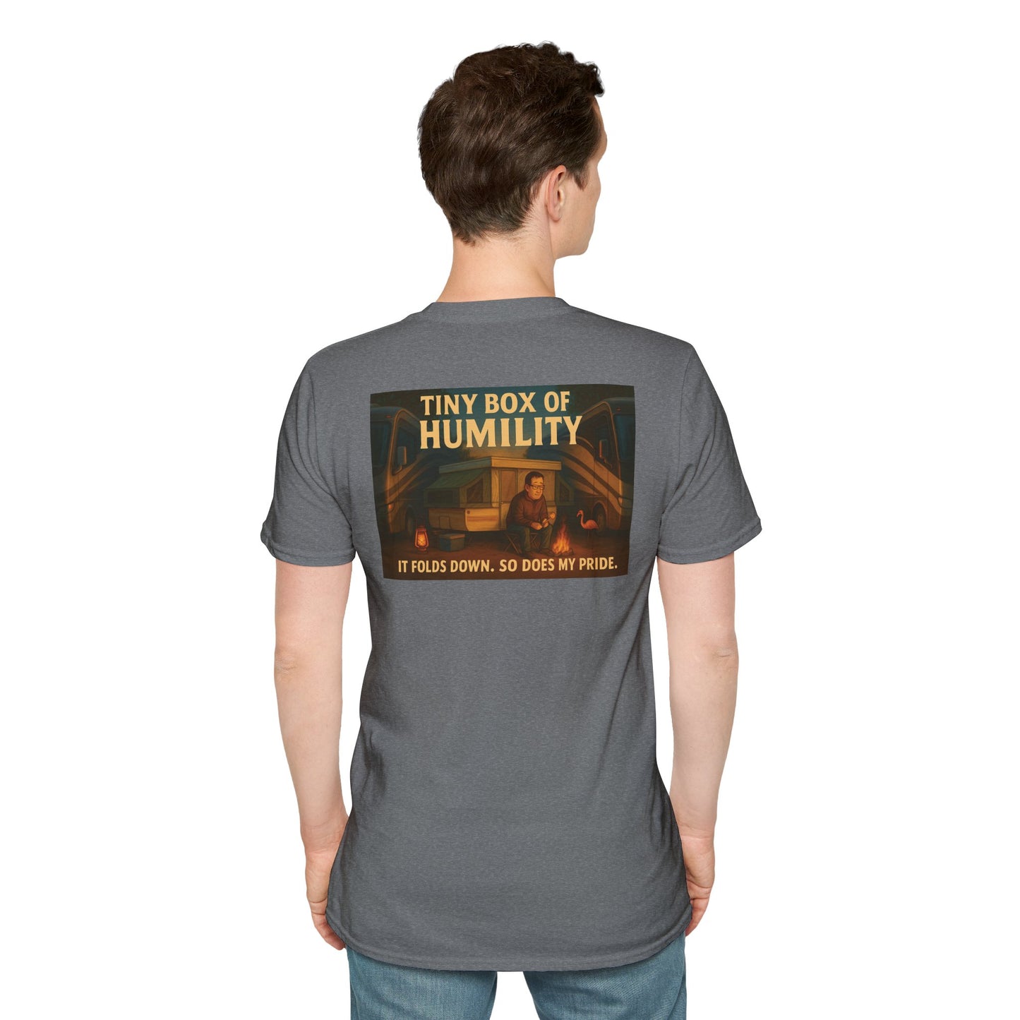 Tiny Box of Humility – Pop-Up Camper Tee