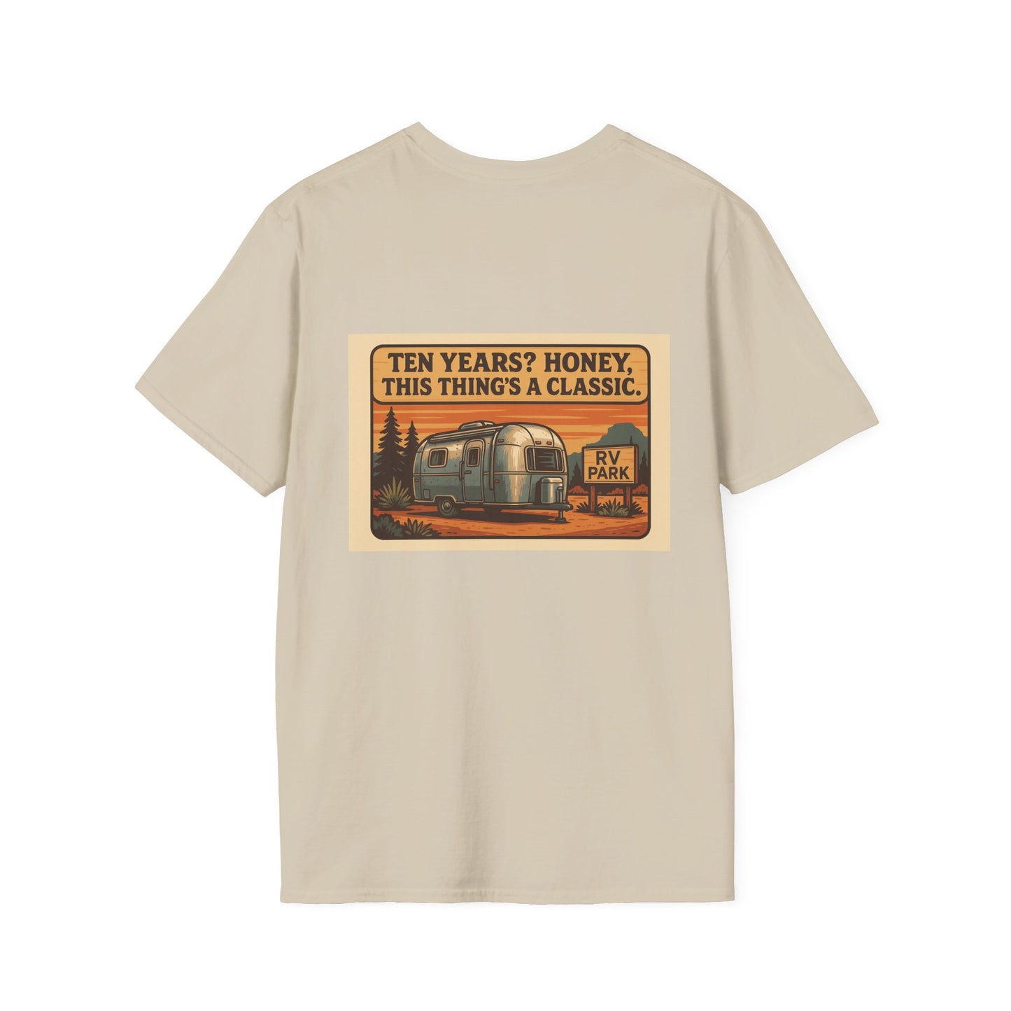 Ten Year Rulebreaker – Vintage RV T-Shirt with Retro Pocket Logo