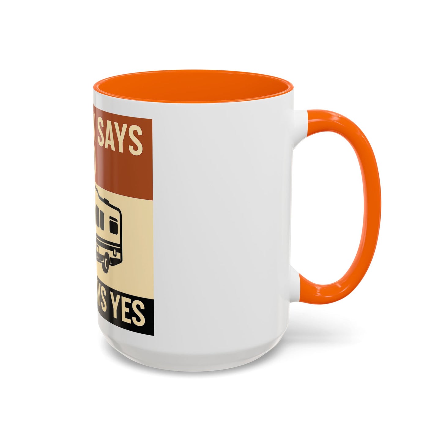 Gas Tank Says No, Spirit Says Yes Mug – RV Life Fuel Crisis Humor for Road Warriors & Budget Nomads