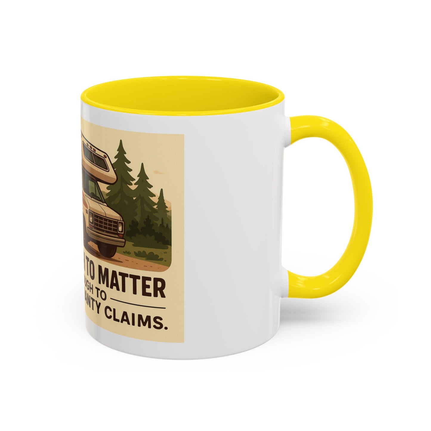 Vintage enough to matter. Reliable enough to mock your warranty claims – Retro RV Coffee Mug