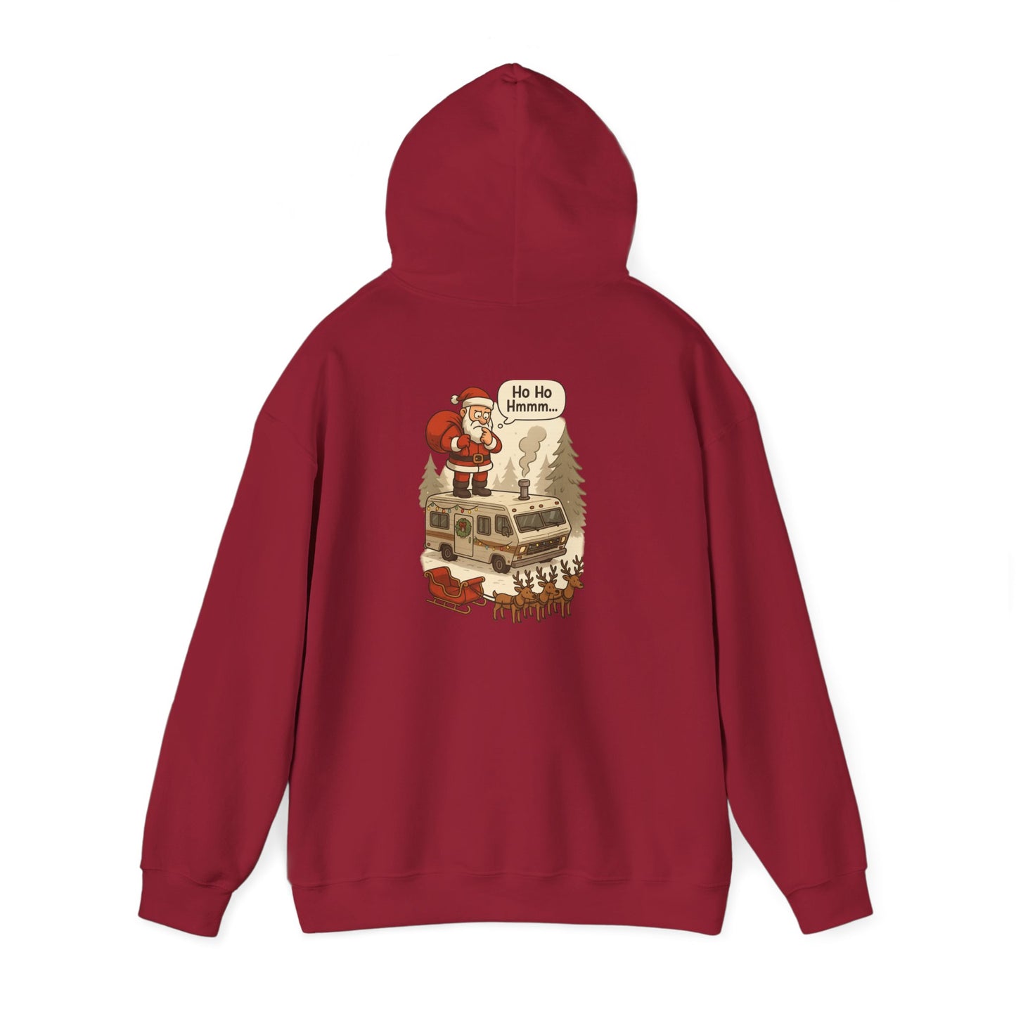 🎅 Ho Ho Hmmm... – Santa's RV Dilemma Hoodie