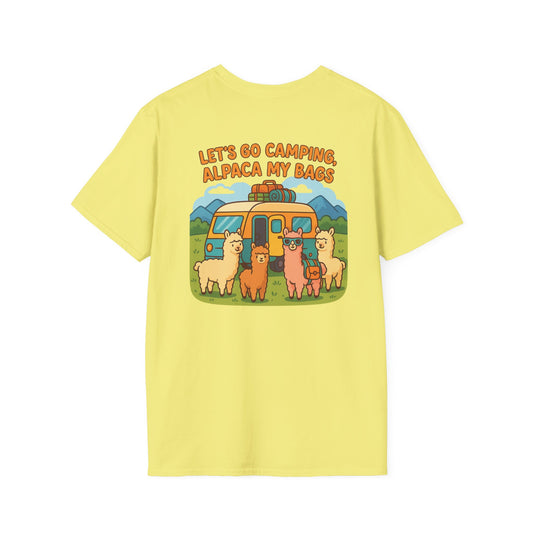 Let's Go Camping, Alpaca My Bags RV Tee