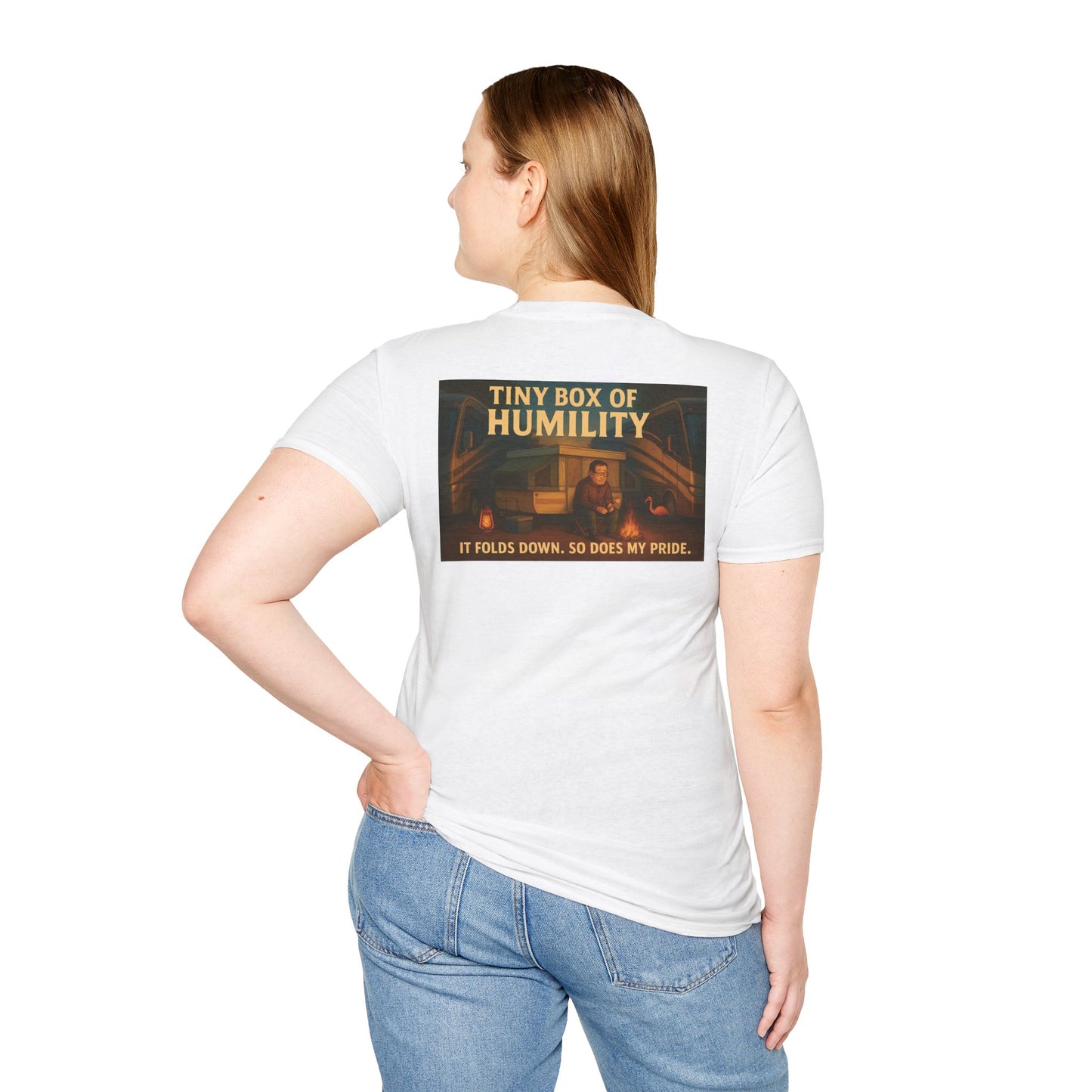 Tiny Box of Humility – Pop-Up Camper Tee