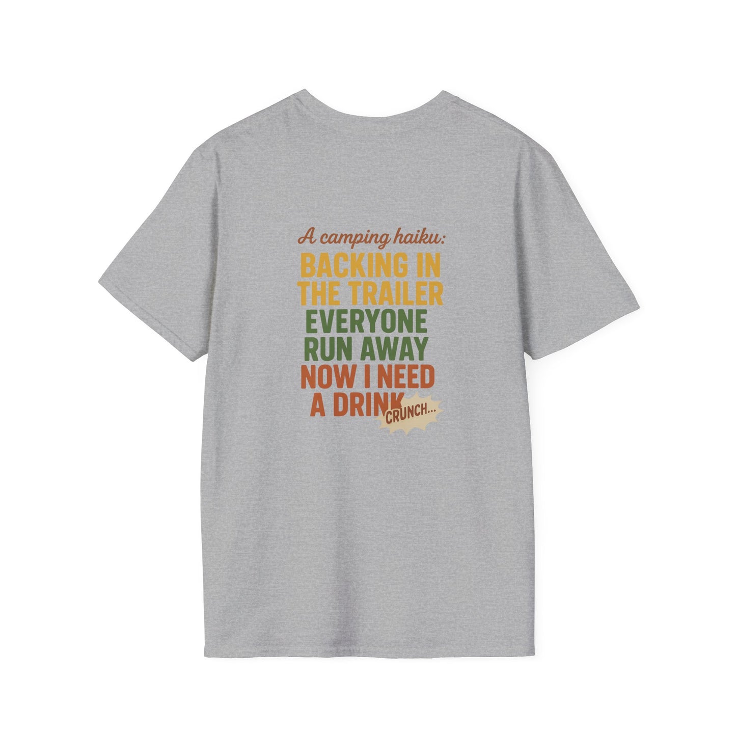 Camping Haiku – “Backing in the Trailer” RV T-Shirt