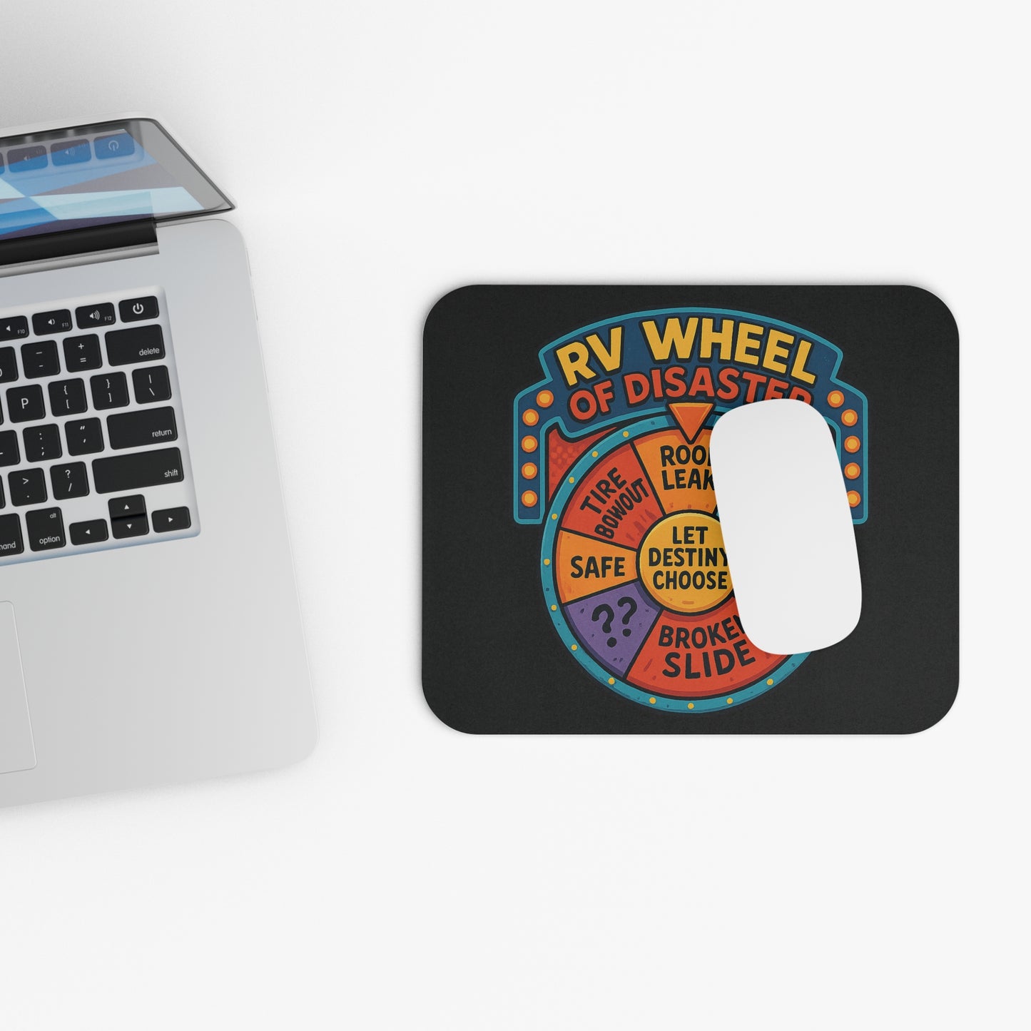 RV Wheel of Disaster – Let Destiny Choose Mousepad