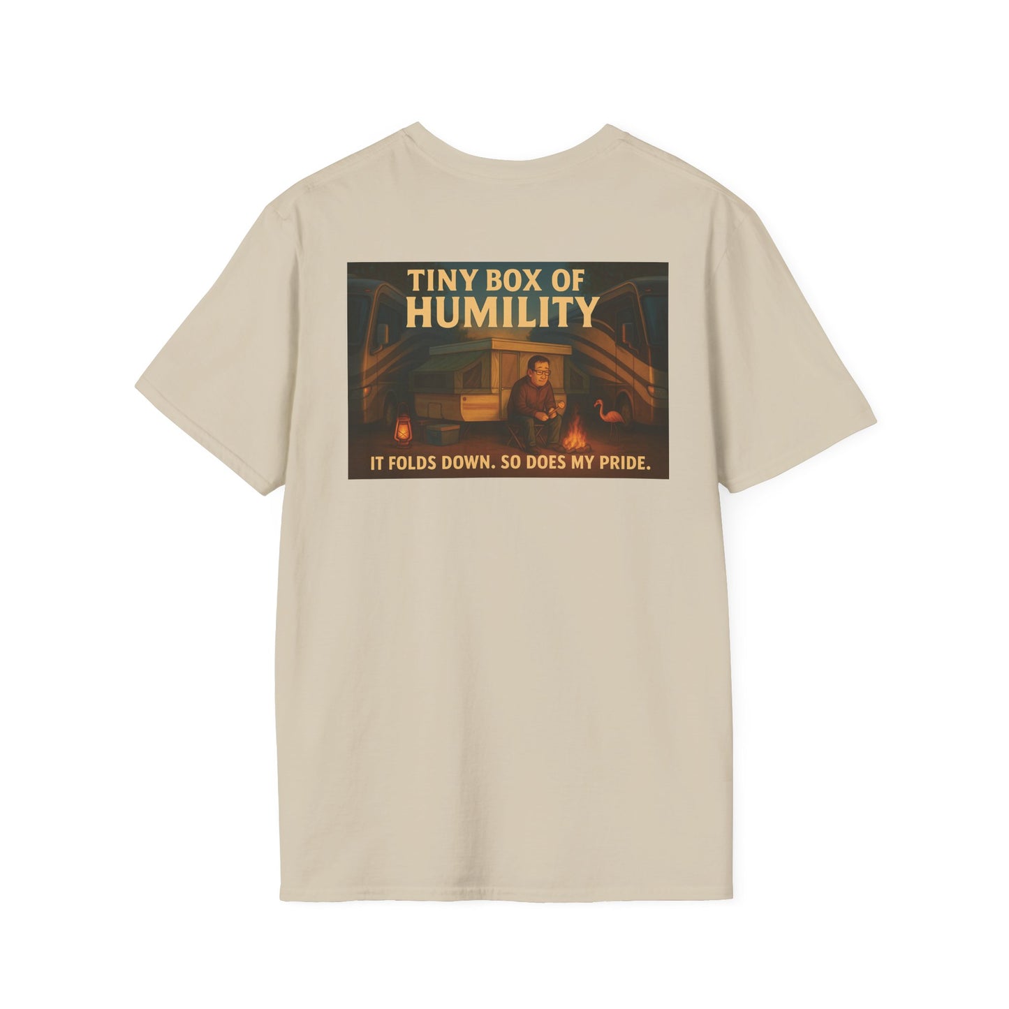 Tiny Box of Humility – Pop-Up Camper Tee