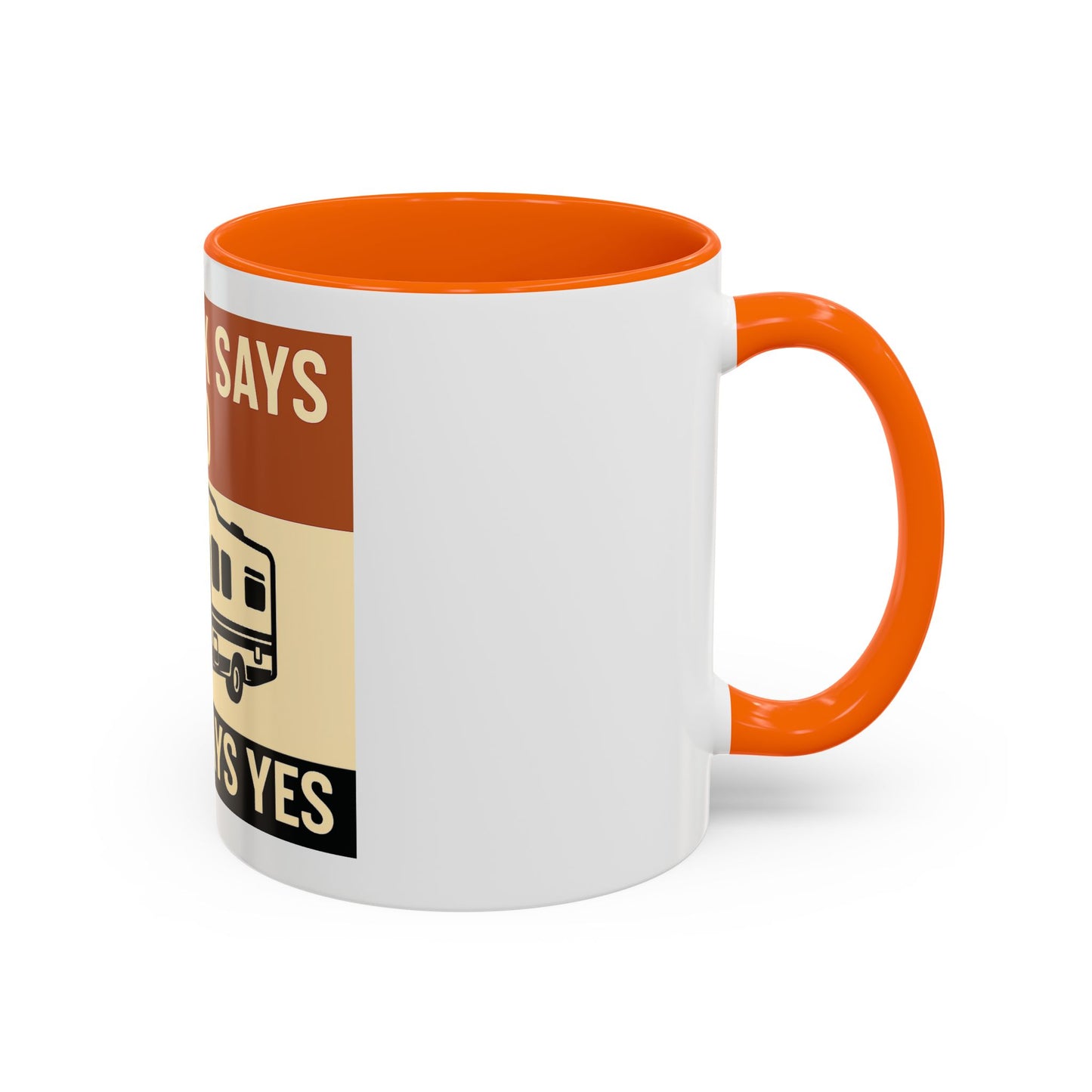 Gas Tank Says No, Spirit Says Yes Mug – RV Life Fuel Crisis Humor for Road Warriors & Budget Nomads