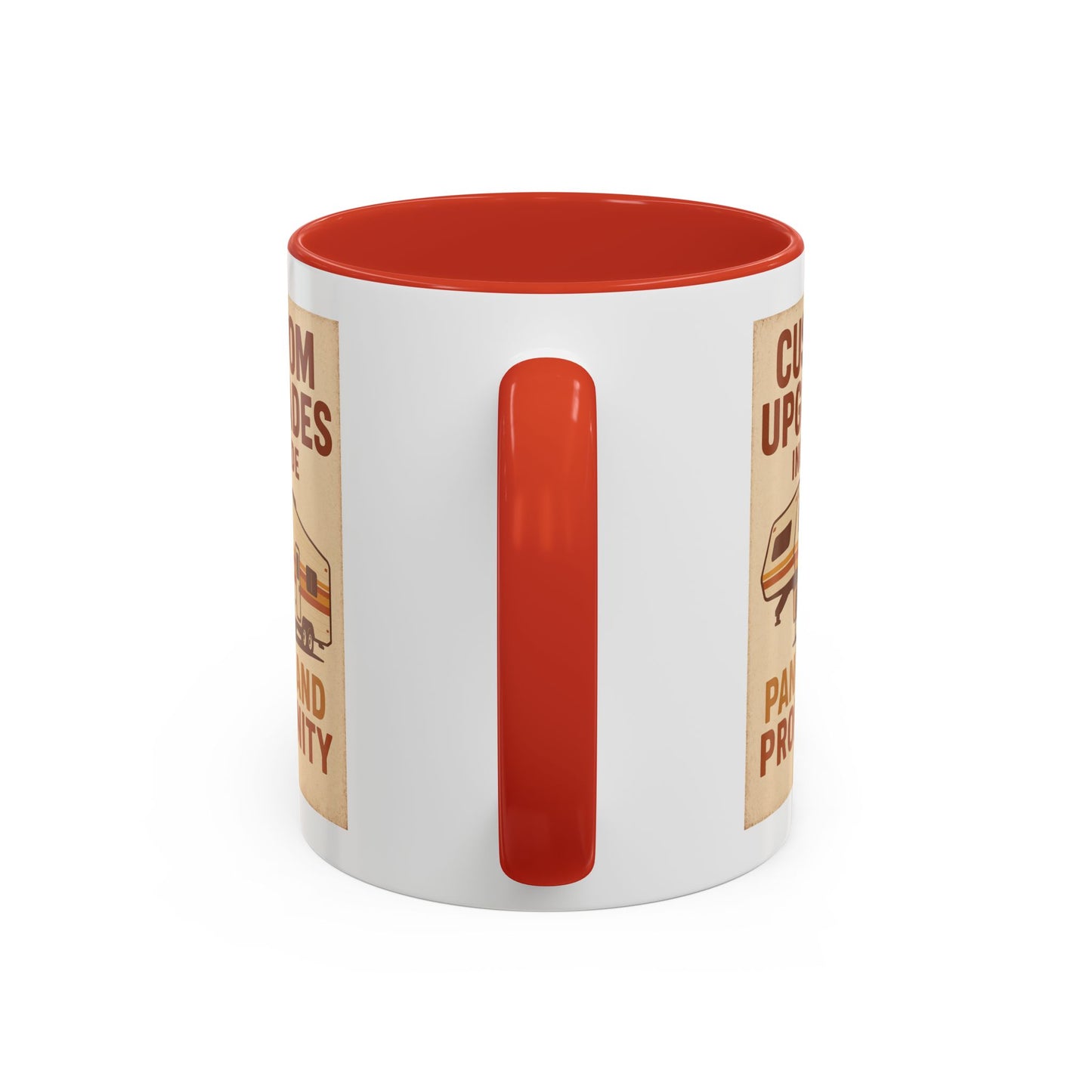 Custom Upgrades Include Panic and Profanity Mug – Funny Fifth Wheel Trailer Gift for RVers and DIY Daredevils