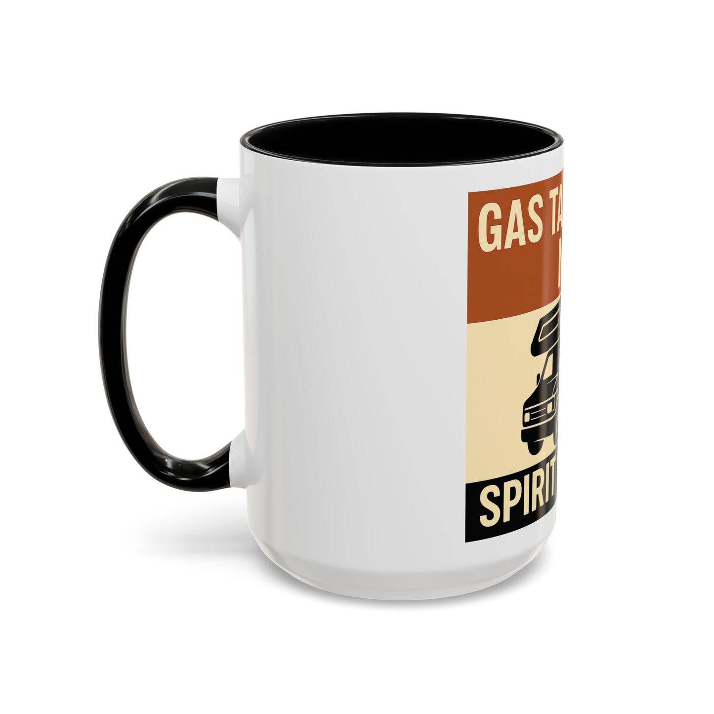 Gas Tank Says No, Spirit Says Yes Mug – RV Life Fuel Crisis Humor for Road Warriors & Budget Nomads