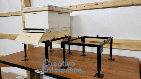 Custom Heavy-Duty Steel Hive Stands for Langstroth 10 Frame Hives – Made in the USA