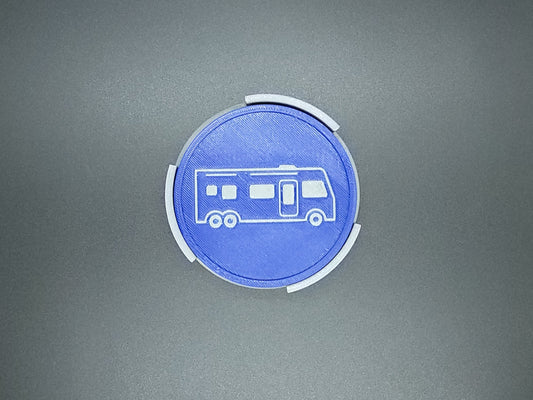 RV Life Coaster Set – 4 Pack with Holder