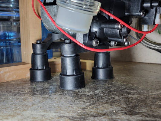 RV Water Pump Silencing Feet Kit