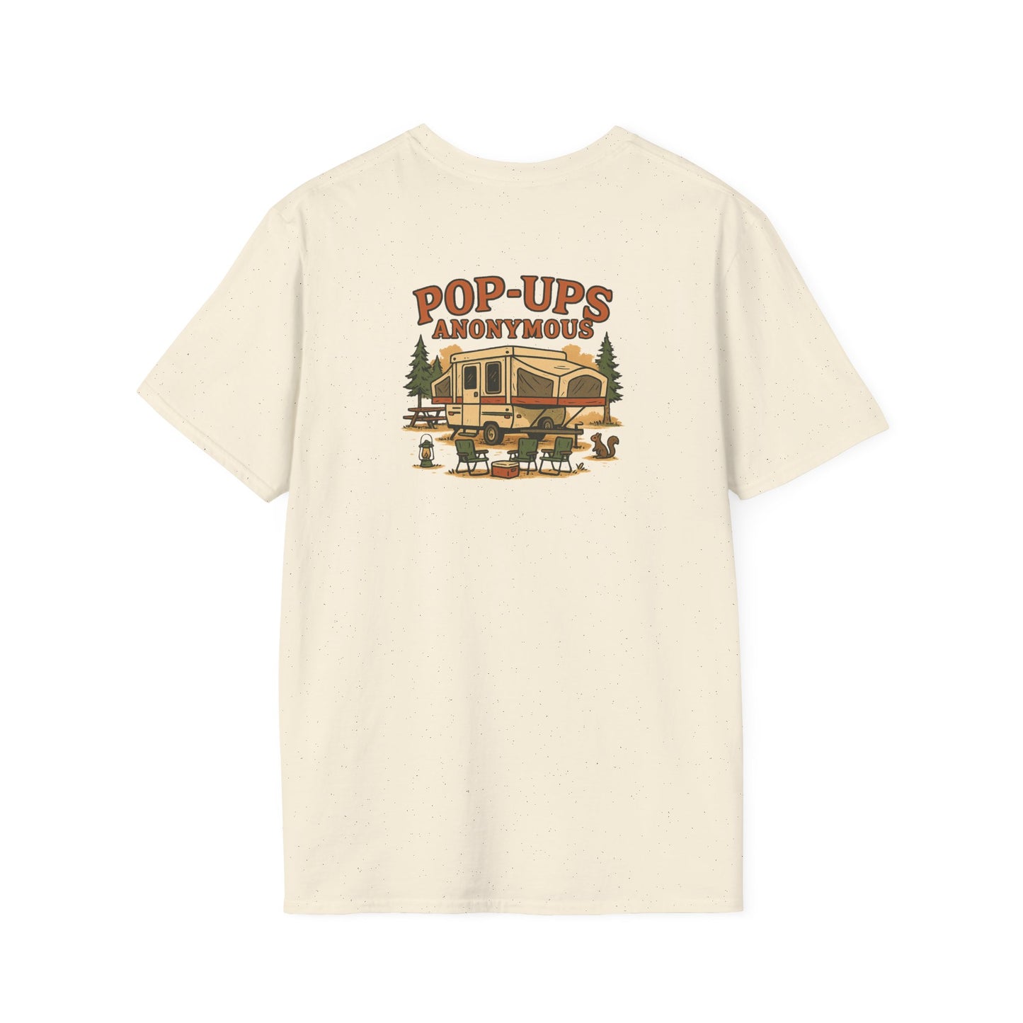 Pop-Ups Anonymous – RV Camper Humor Tee