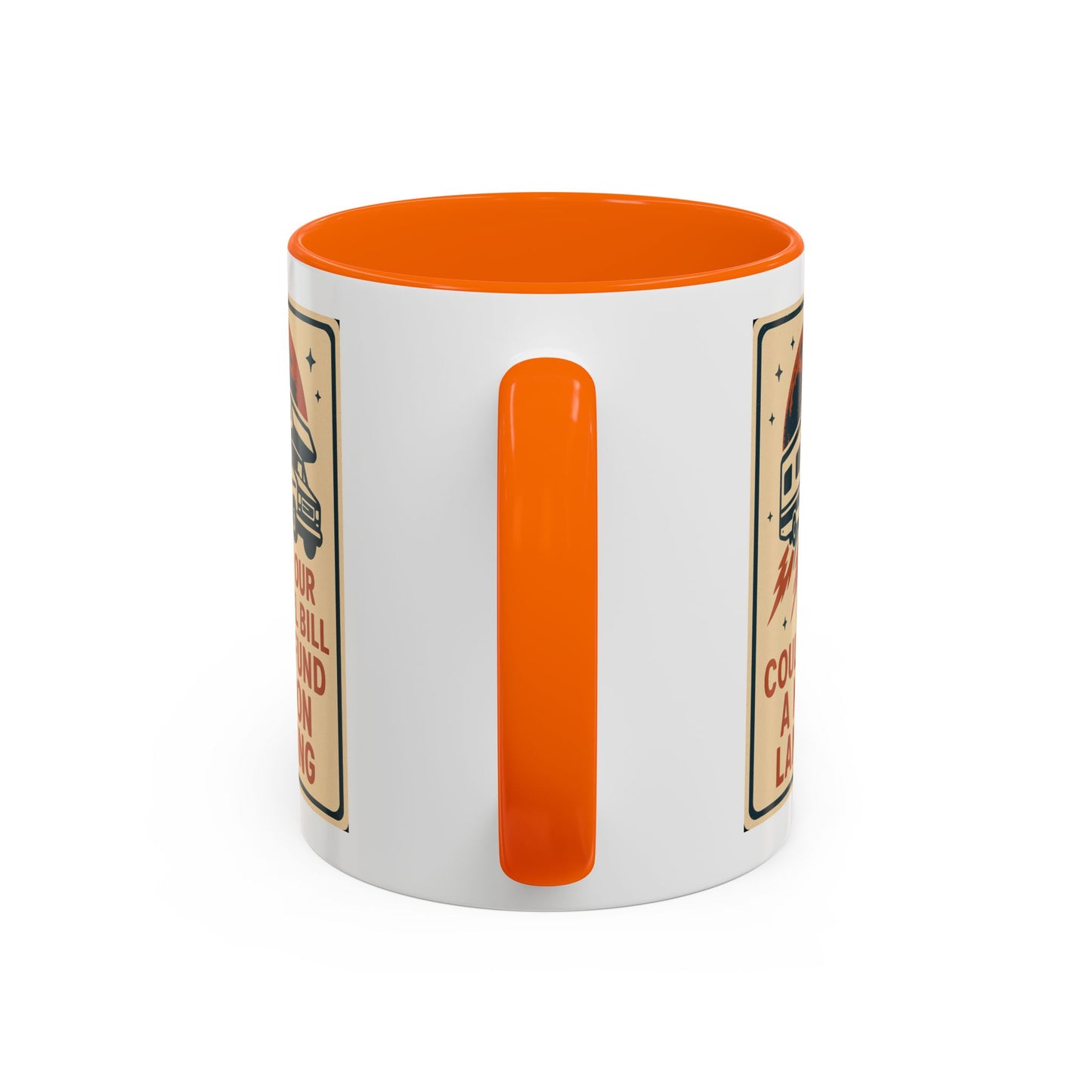 Moon Landing Fuel Bill RV Mug – Retro Roadtrip Humor for Campers, Vanlifers & Sarcastic Travelers