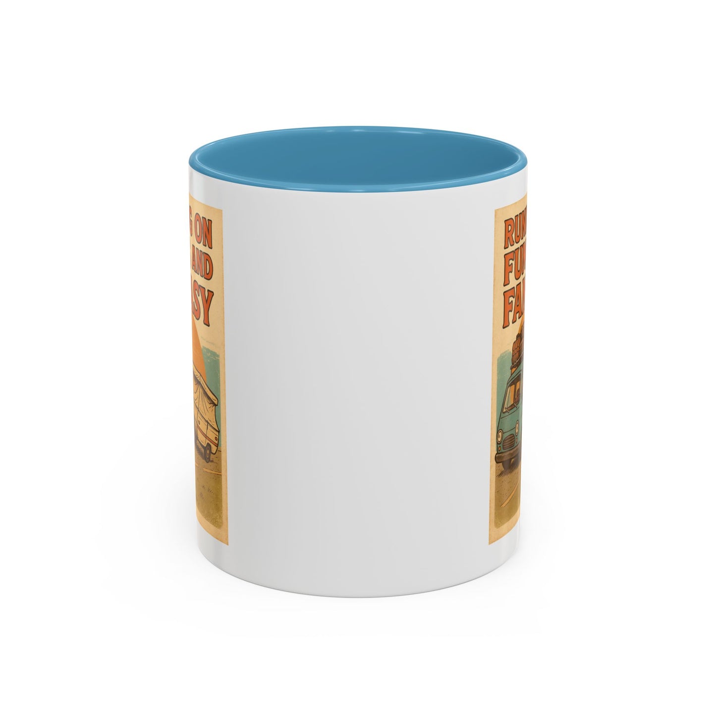 Running on Fumes and Fantasy Mug – RV Life Humor