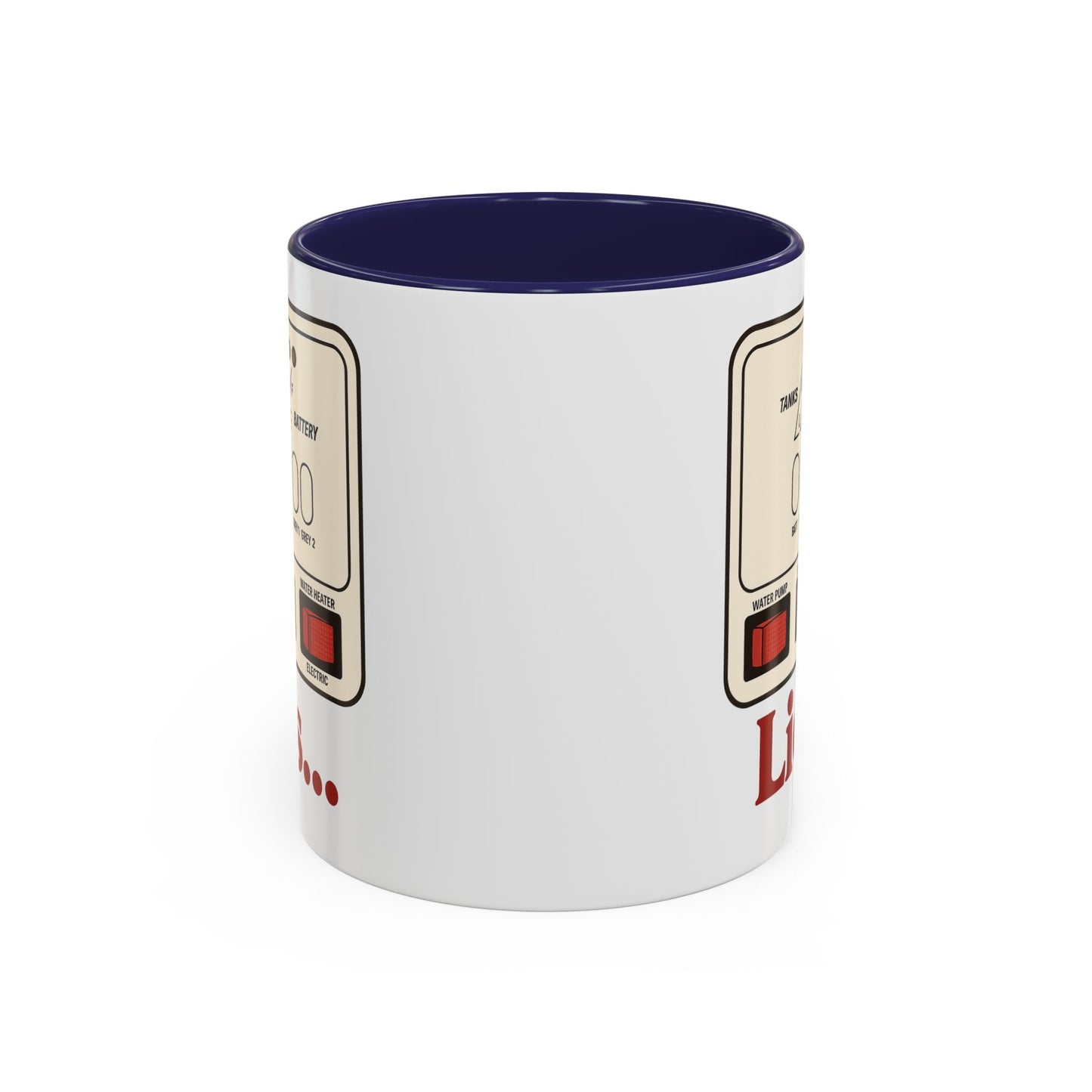 RV Control Panel "Lies..." Coffee Mug