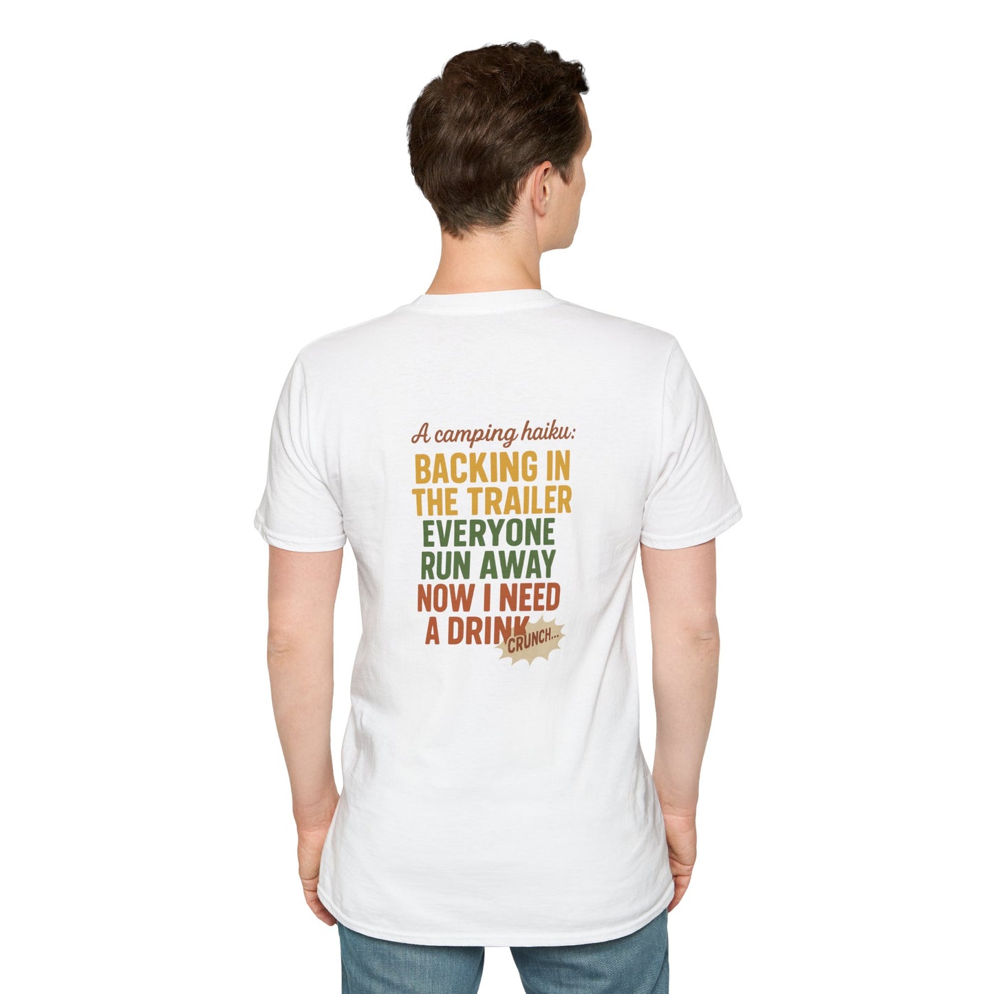 Camping Haiku – “Backing in the Trailer” RV T-Shirt