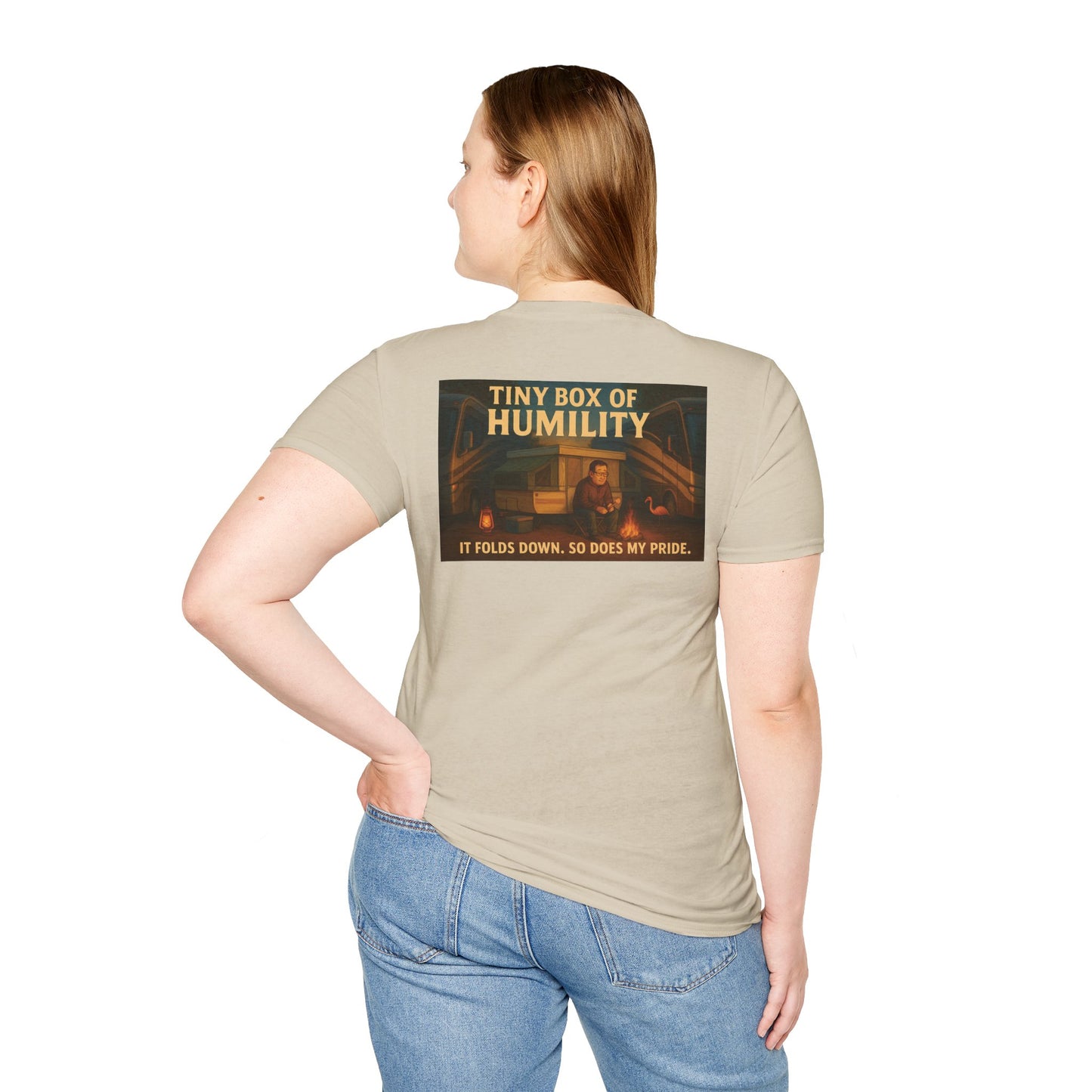 Tiny Box of Humility – Pop-Up Camper Tee