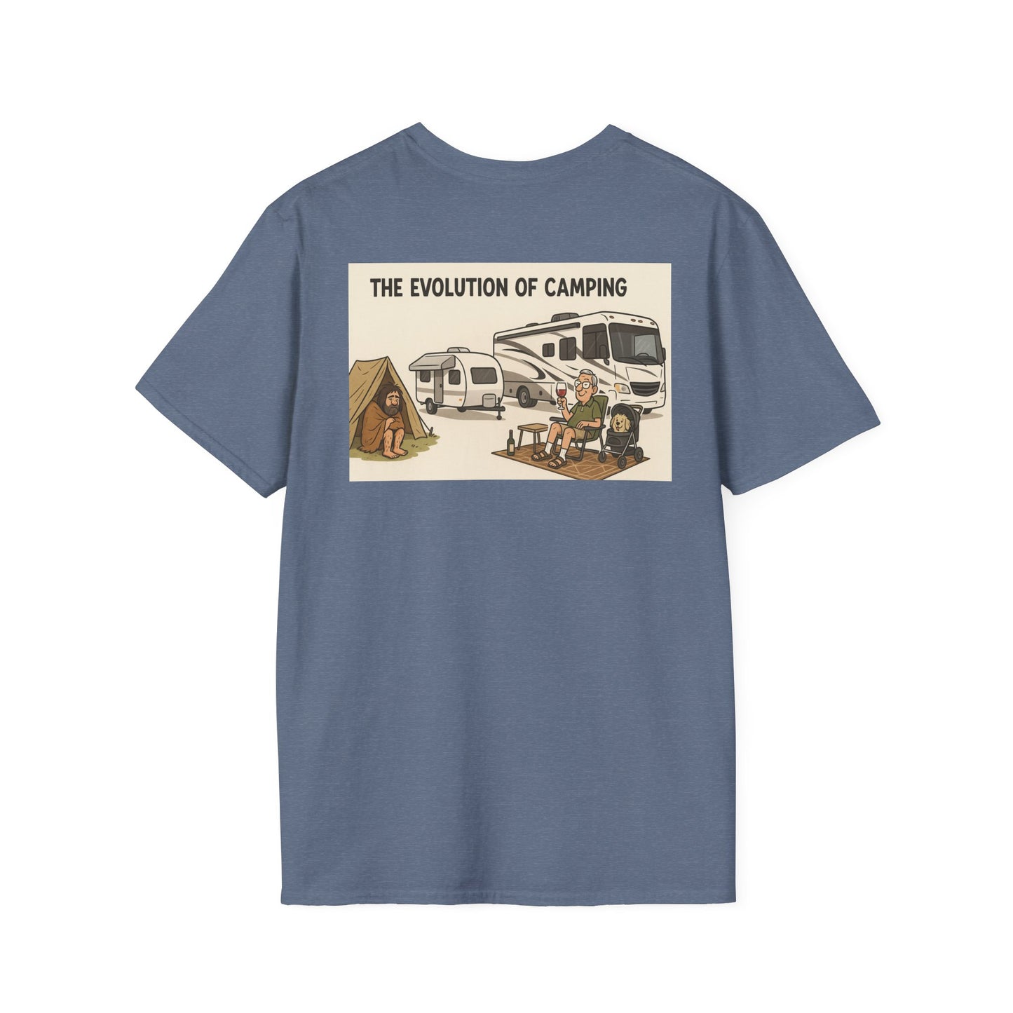 The Evolution of Camping – From Caveman to Glamper Tee