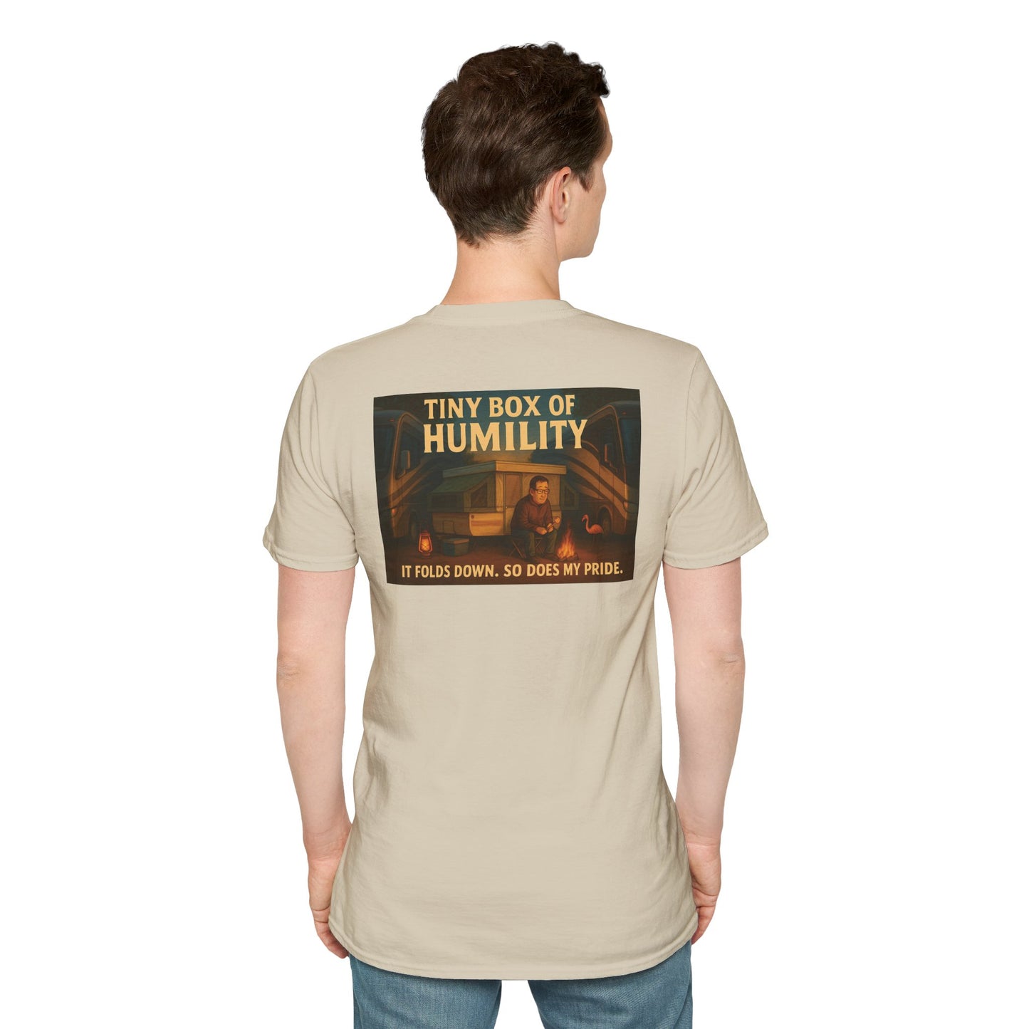 Tiny Box of Humility – Pop-Up Camper Tee