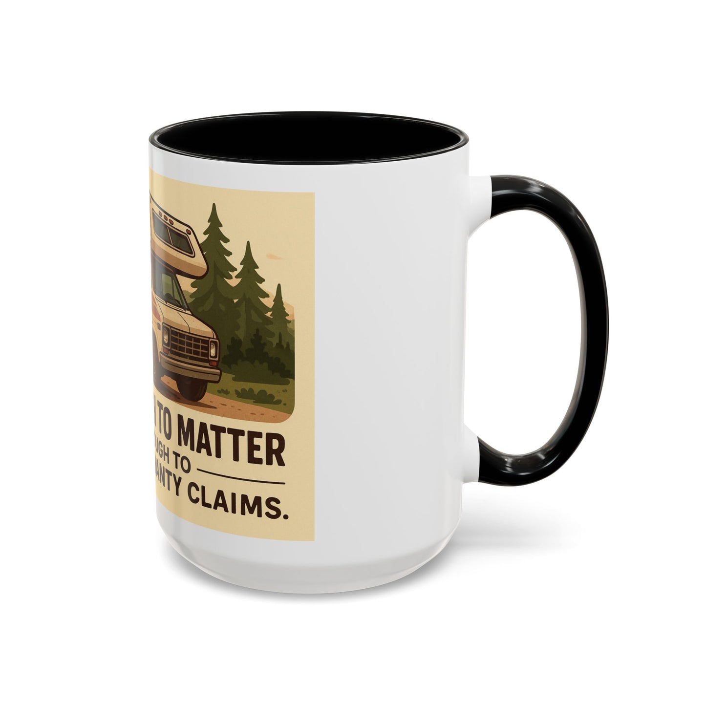 Vintage enough to matter. Reliable enough to mock your warranty claims – Retro RV Coffee Mug