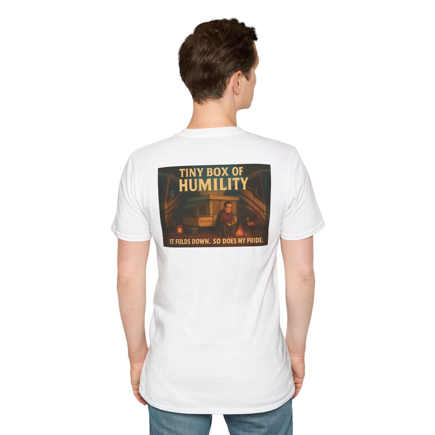 Tiny Box of Humility – Pop-Up Camper Tee