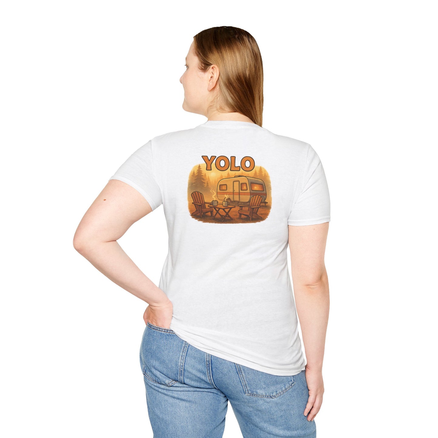 YOLO – The “You Only Lounge Once” Travel Trailer Camping Tee