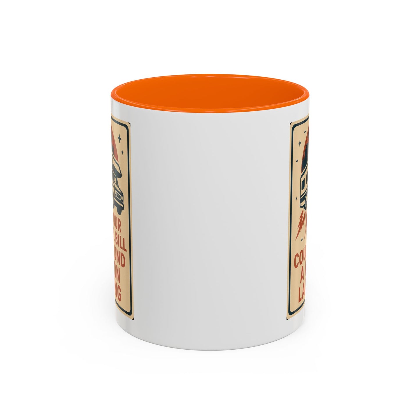Moon Landing Fuel Bill RV Mug – Retro Roadtrip Humor for Campers, Vanlifers & Sarcastic Travelers