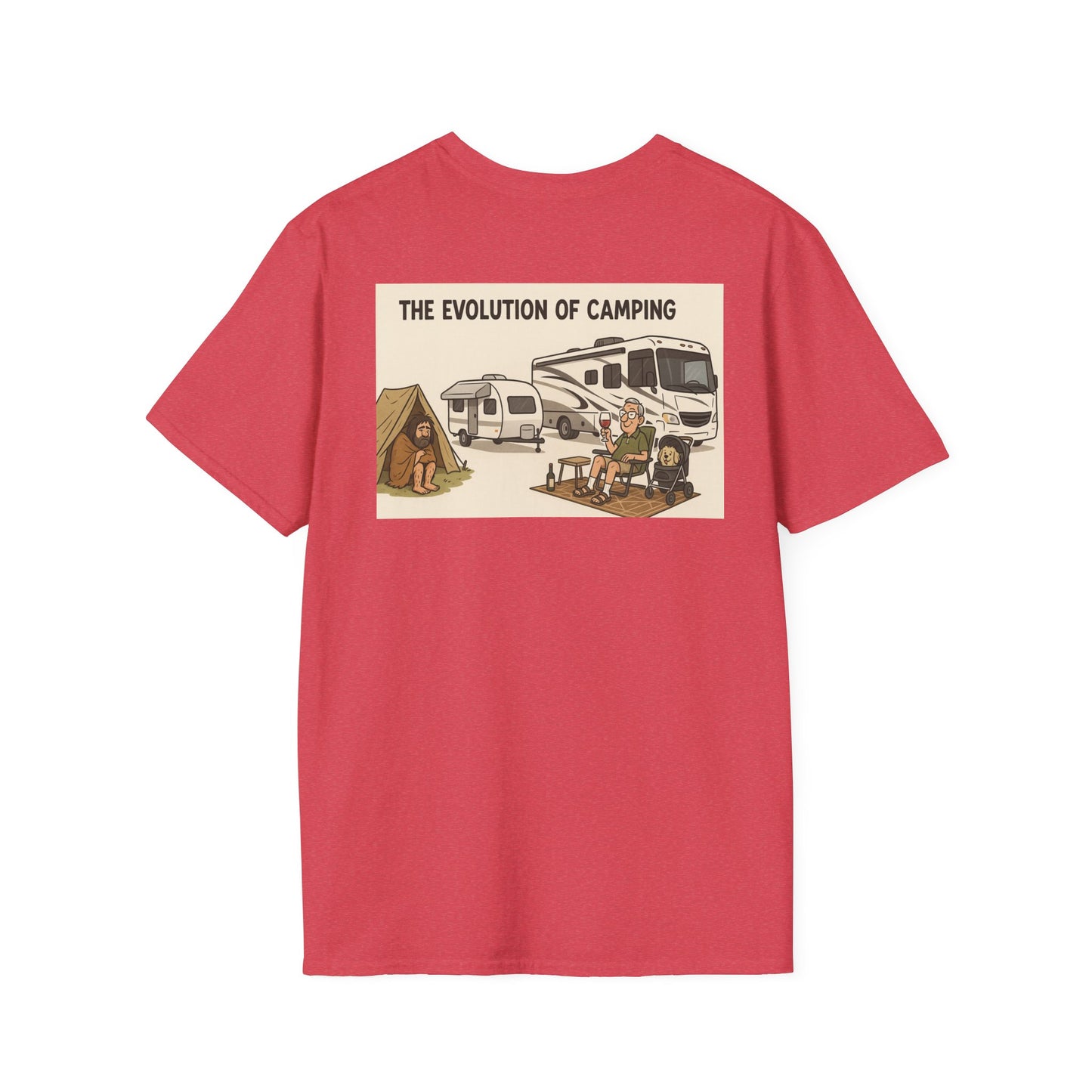 The Evolution of Camping – From Caveman to Glamper Tee
