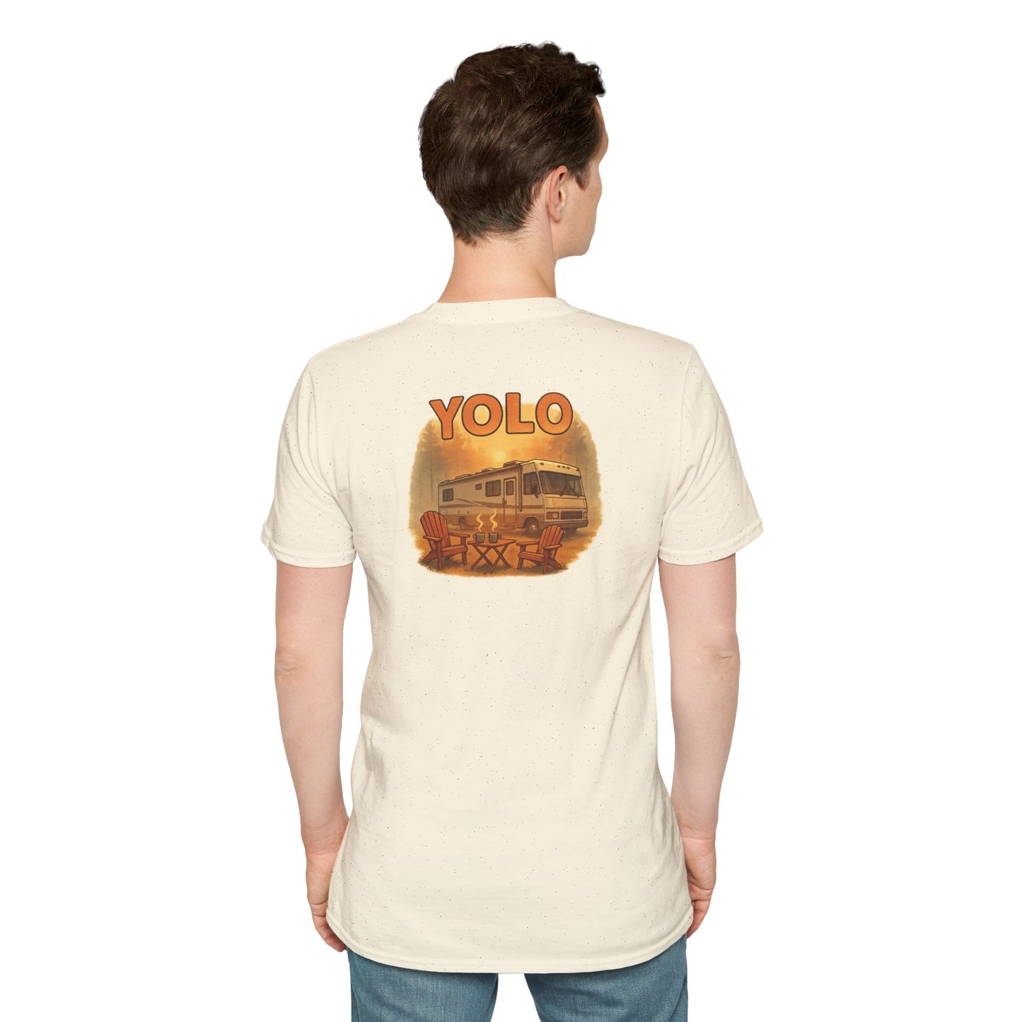 YOLO – The “You Only Lounge Once” Motorhome Camping Tee