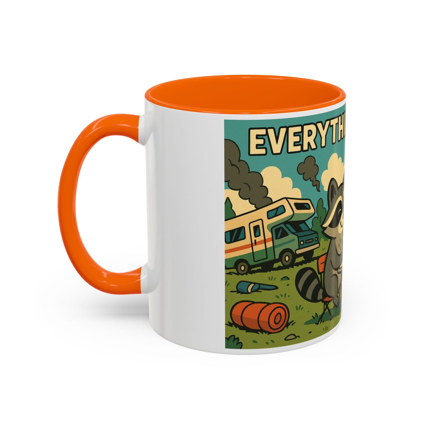 Everything Is Fine… | Chaos Raccoon RV Life Mug