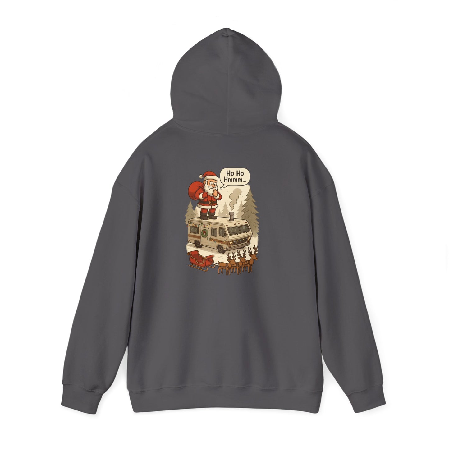 🎅 Ho Ho Hmmm... – Santa's RV Dilemma Hoodie