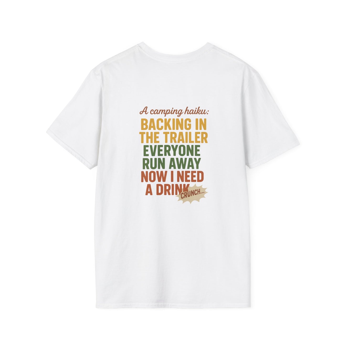 Camping Haiku – “Backing in the Trailer” RV T-Shirt
