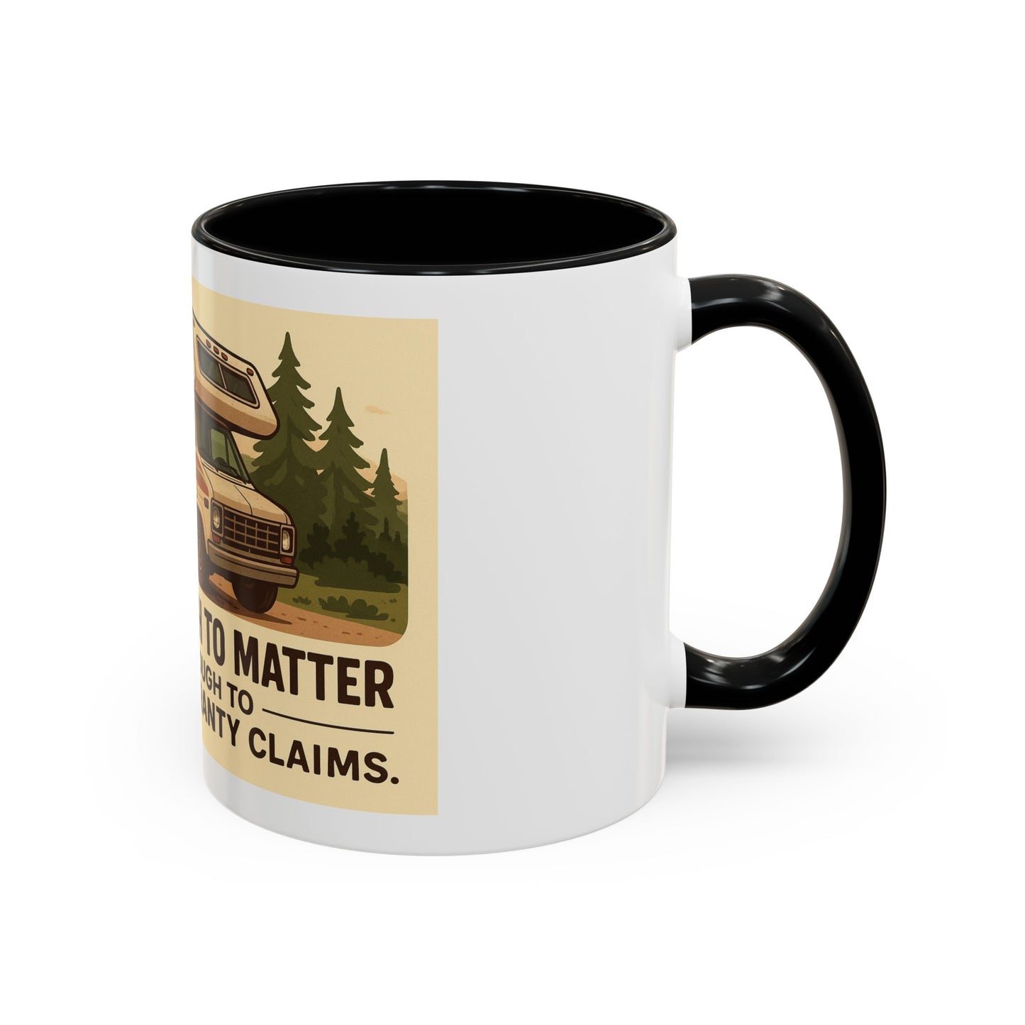 Vintage enough to matter. Reliable enough to mock your warranty claims – Retro RV Coffee Mug