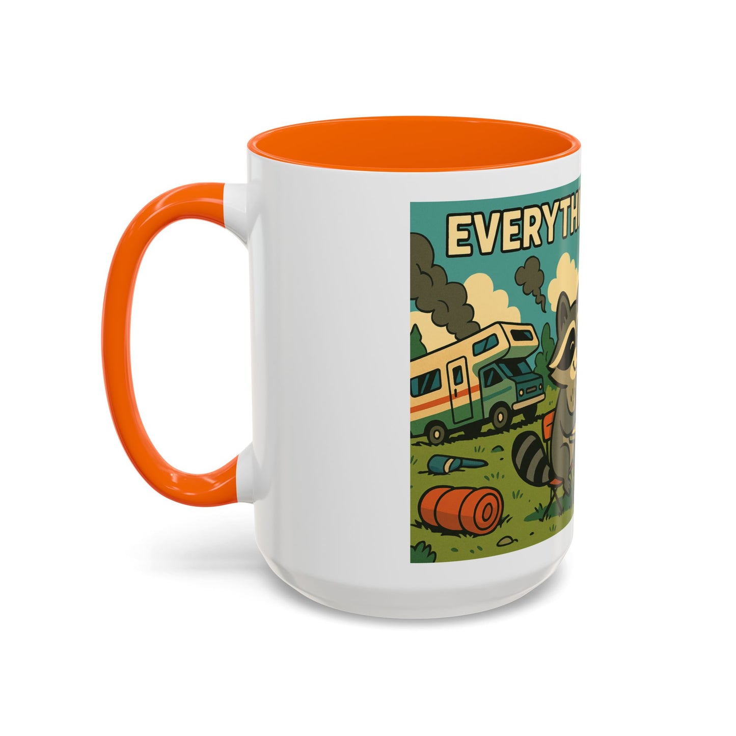 Everything Is Fine… | Chaos Raccoon RV Life Mug