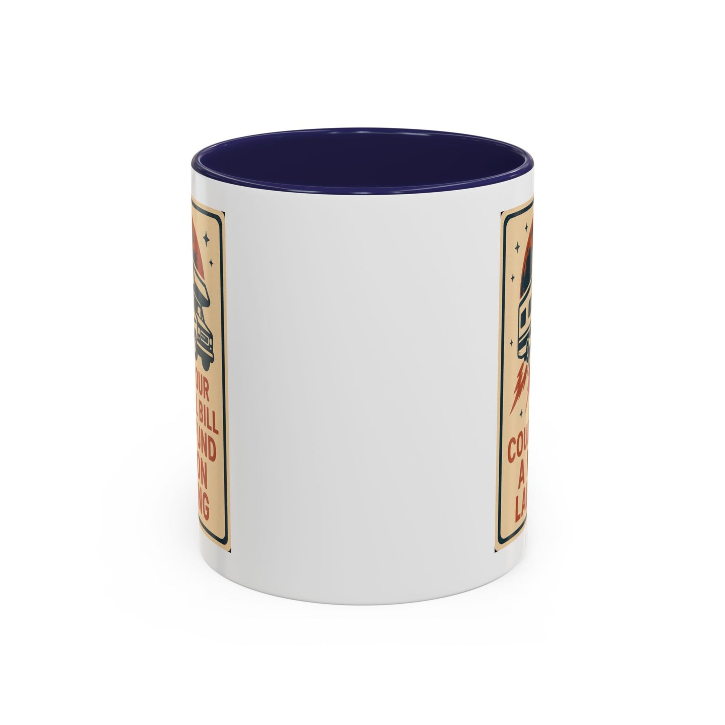 Moon Landing Fuel Bill RV Mug – Retro Roadtrip Humor for Campers, Vanlifers & Sarcastic Travelers