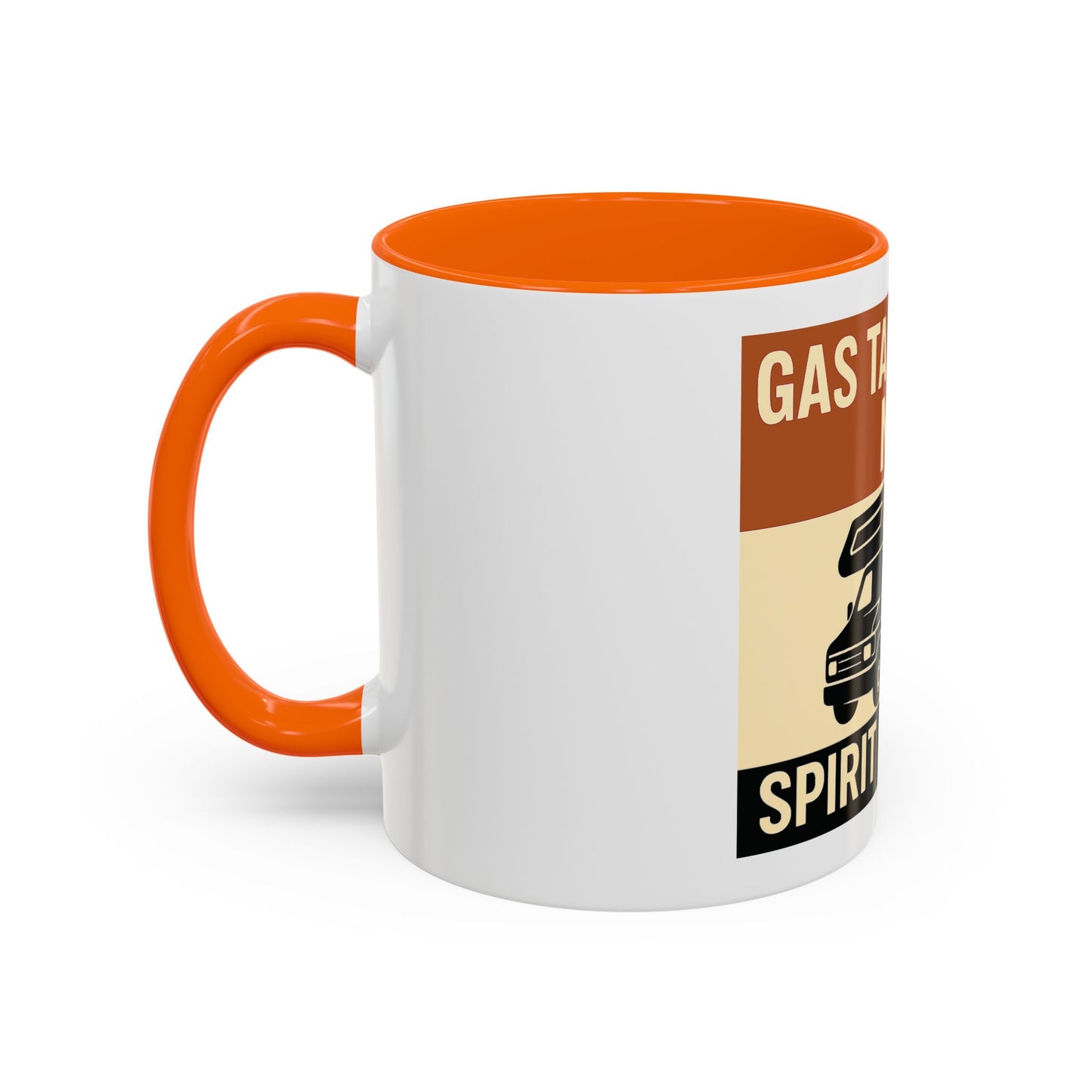 Gas Tank Says No, Spirit Says Yes Mug – RV Life Fuel Crisis Humor for Road Warriors & Budget Nomads
