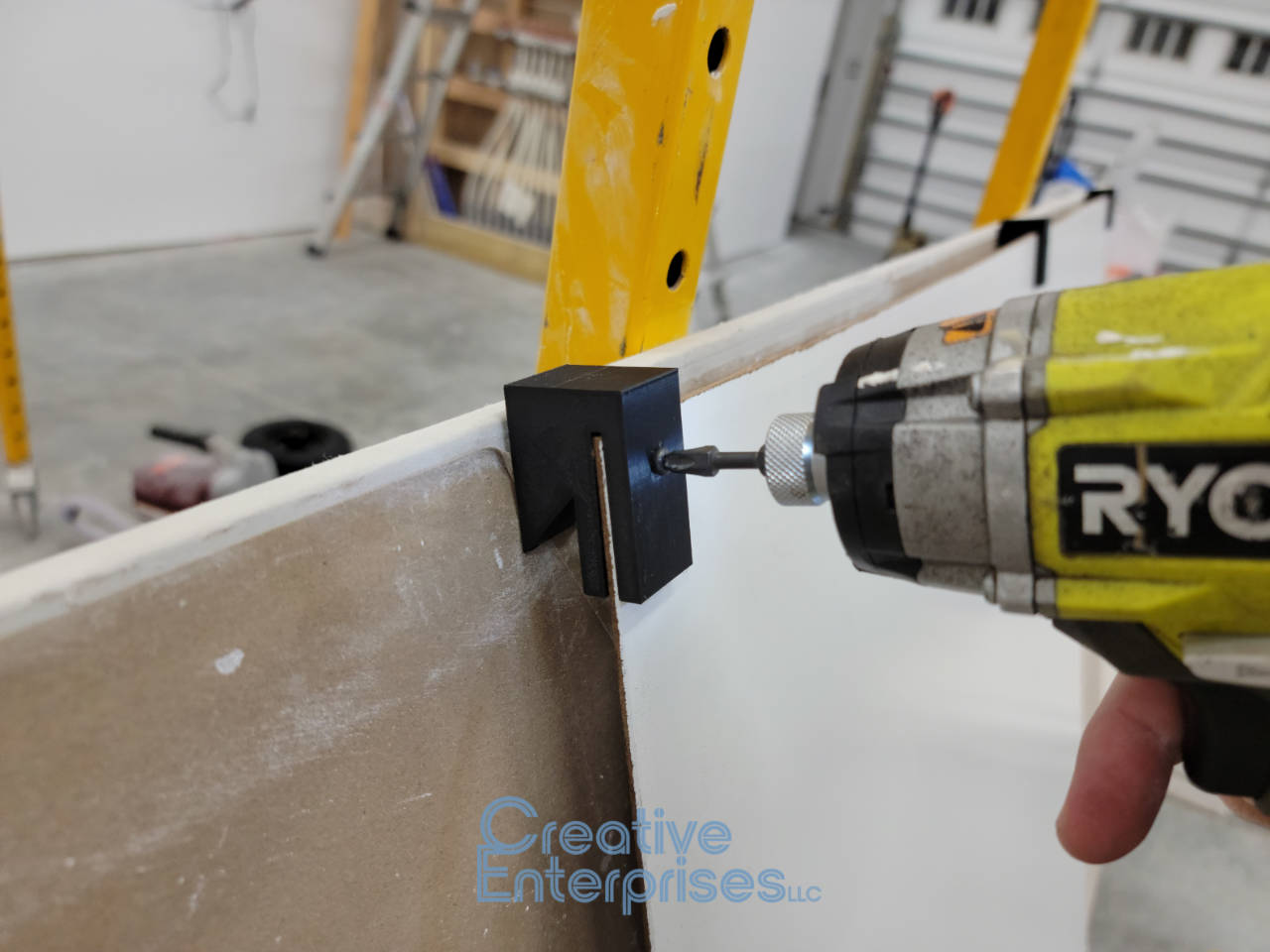 French Cleat Whiteboard Mounts with Marker Holder