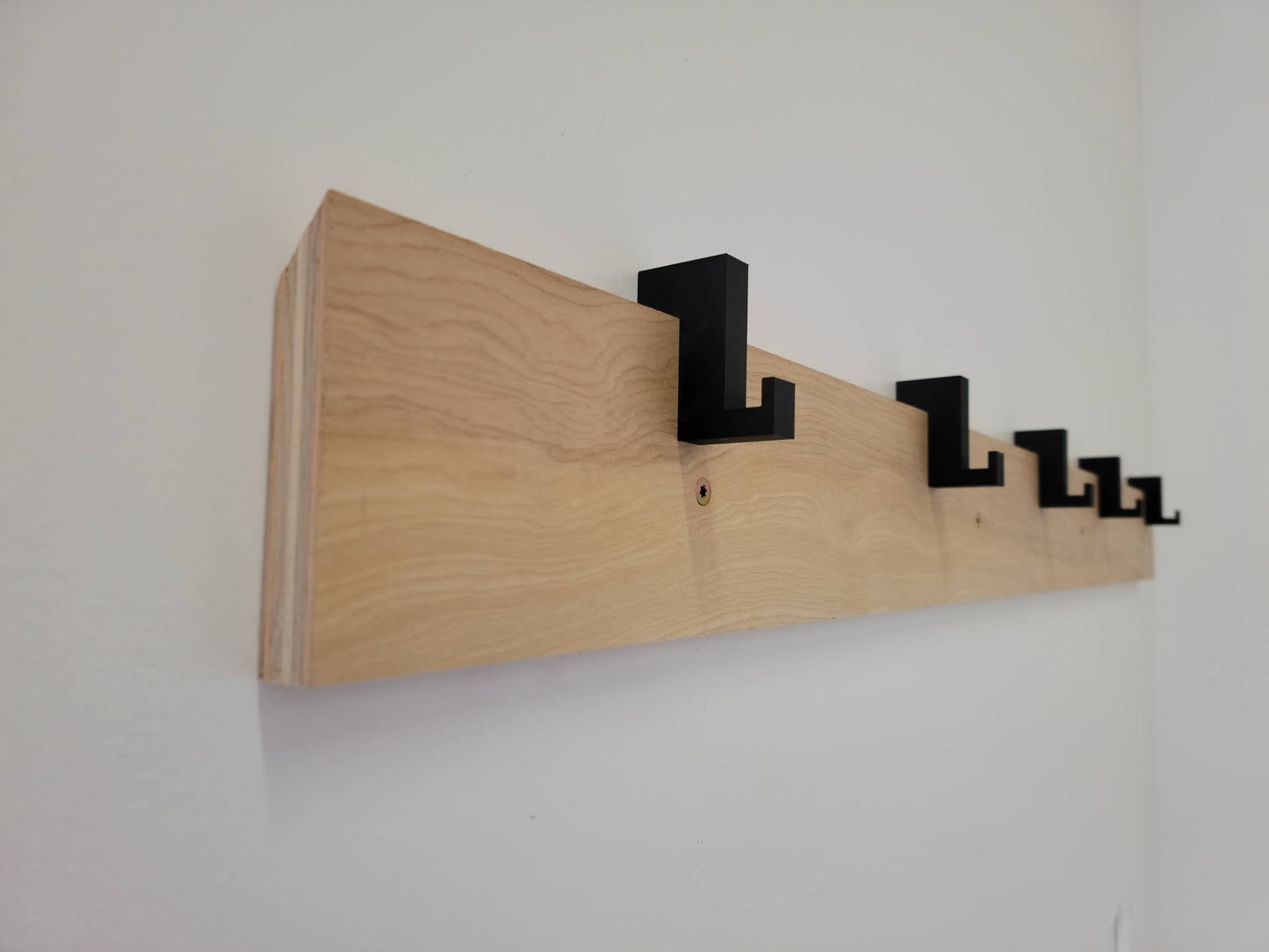 French Cleat Storage Rail and Hanger 6 Piece Set